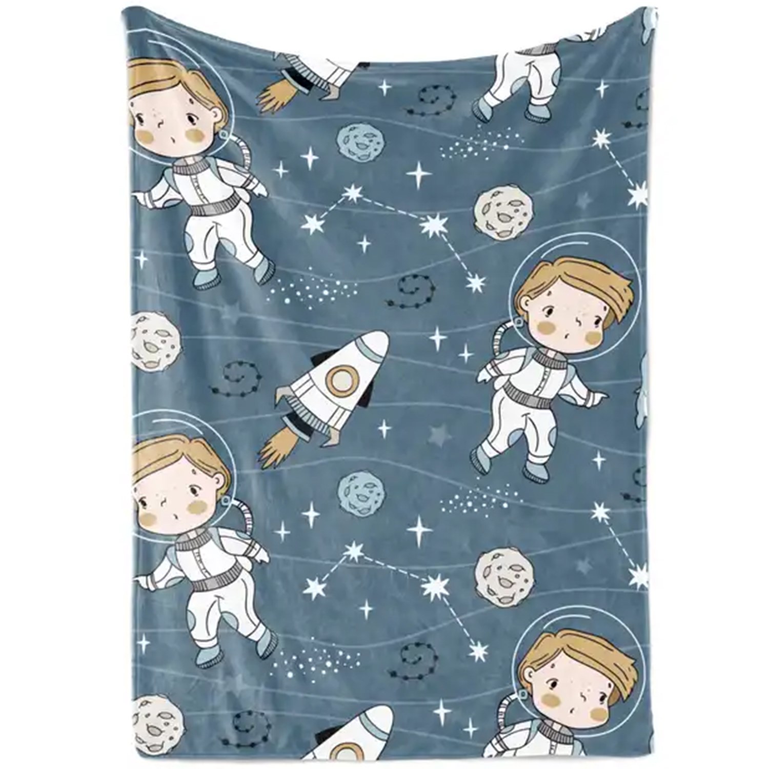 42” x 42” Cotton Feel Swaddle Sublimation Blanket 200 GSM 4