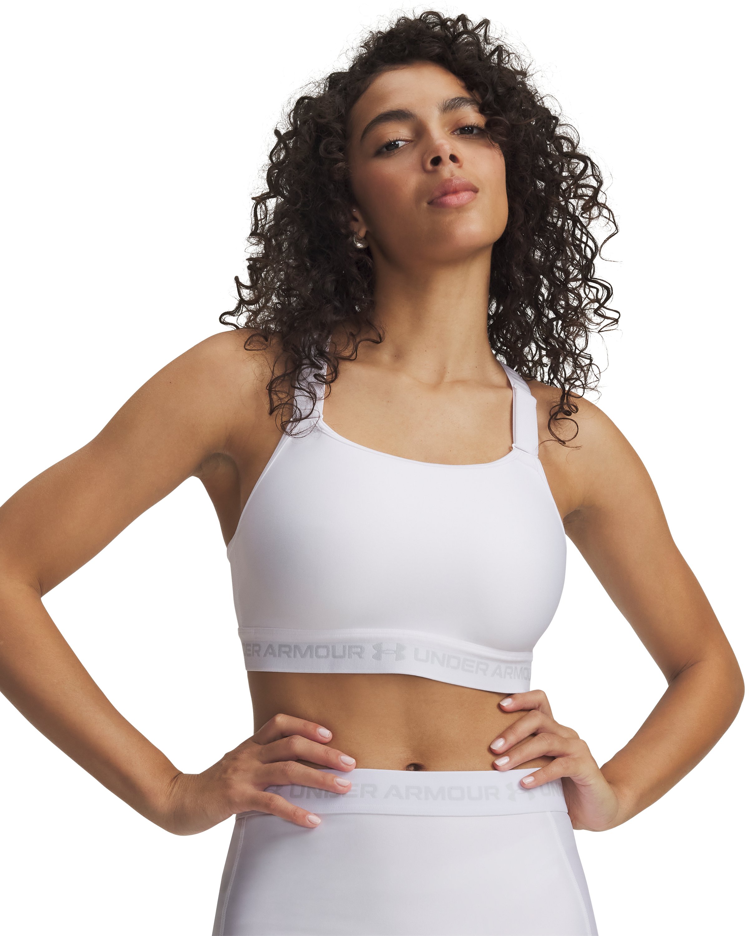 HeatGear Crossback High Women's Sports Bra 2