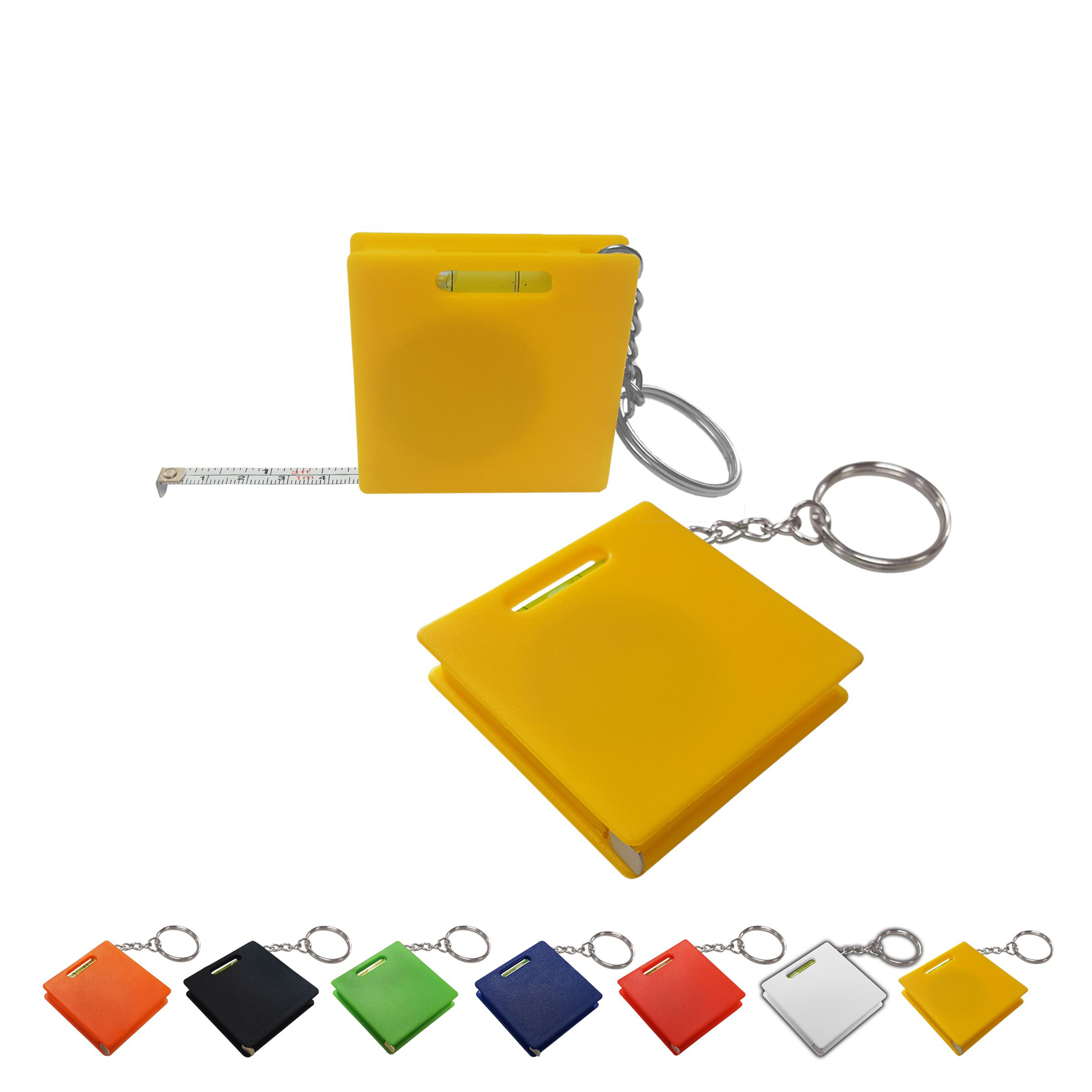Measuring Tape Keychain With Level - Measures 1 Meter or 39 inches 4
