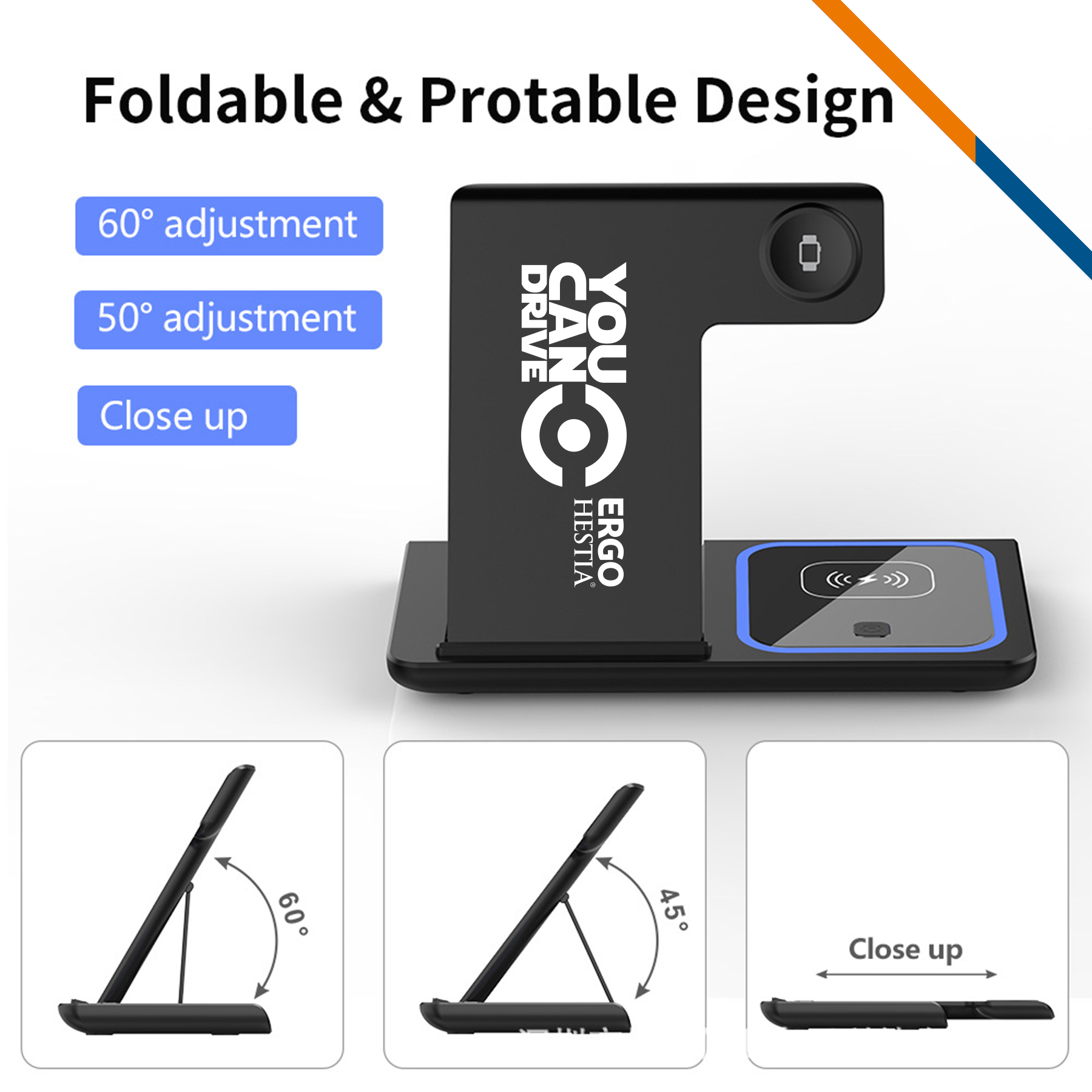 Cellap 3in1 Wireless Fast Charging Bracket 5