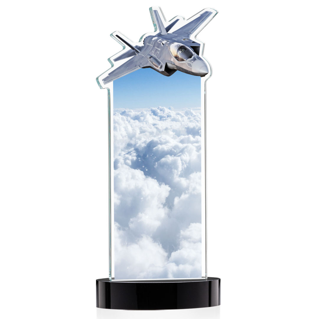 Top Gun VividPrint™ Award on Alberton Base - Black 9