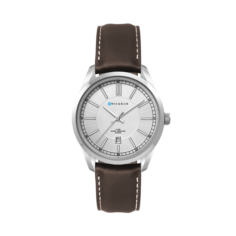 33MM, SILVER METAL CASE, 3-HAND MVT, DTE