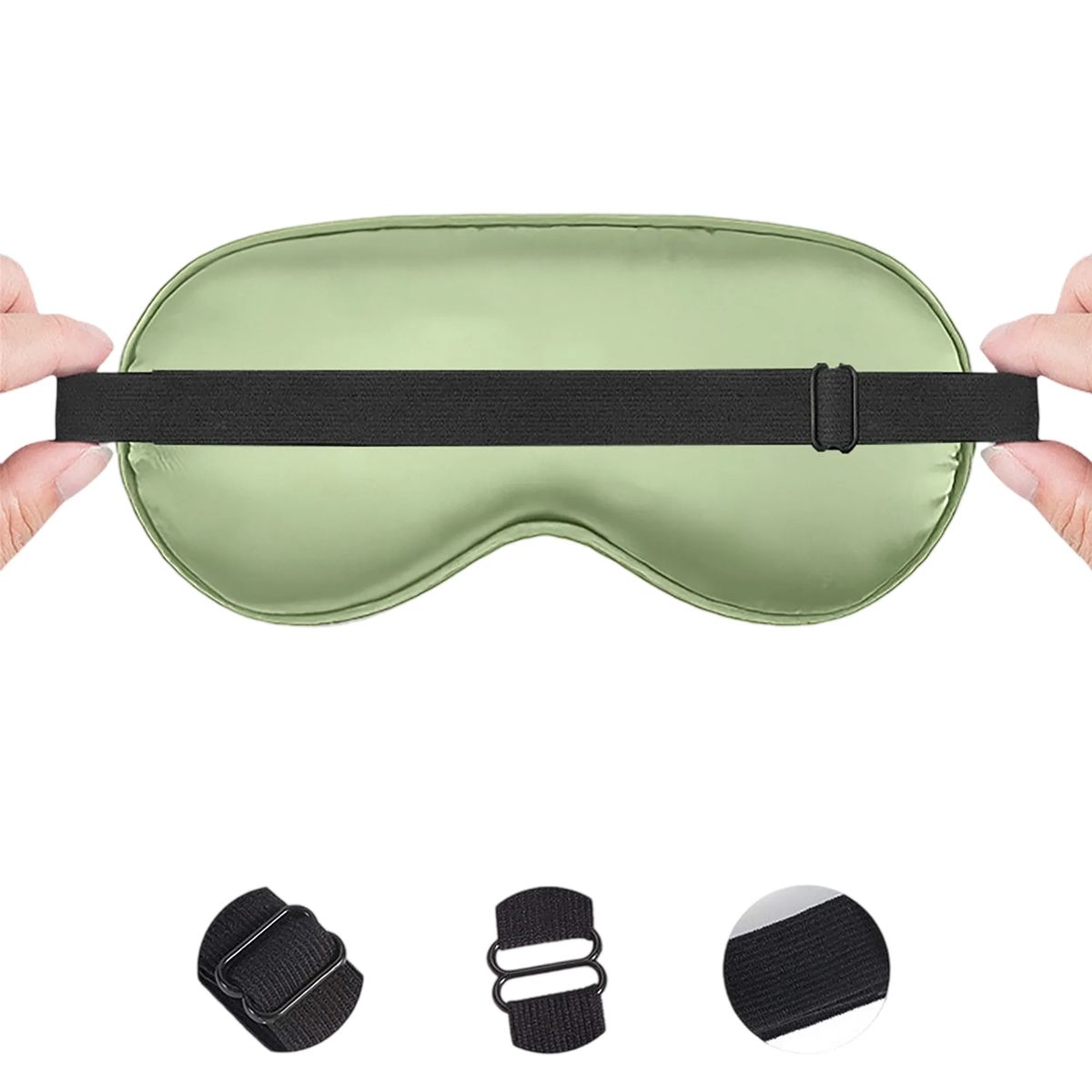 Adjustable Eye Mask Satin Soft Design 9