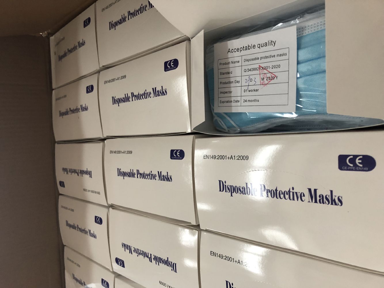 Disposable Face Masks 3Ply Non-woven Masks FDA certification 3