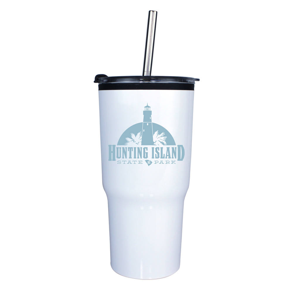 20 oz. Ares Tumbler with Stainless Straw/Flip Top Lid 10