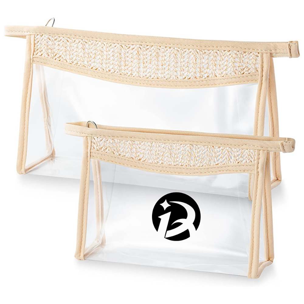 Transparent straw cosmetic bag 4