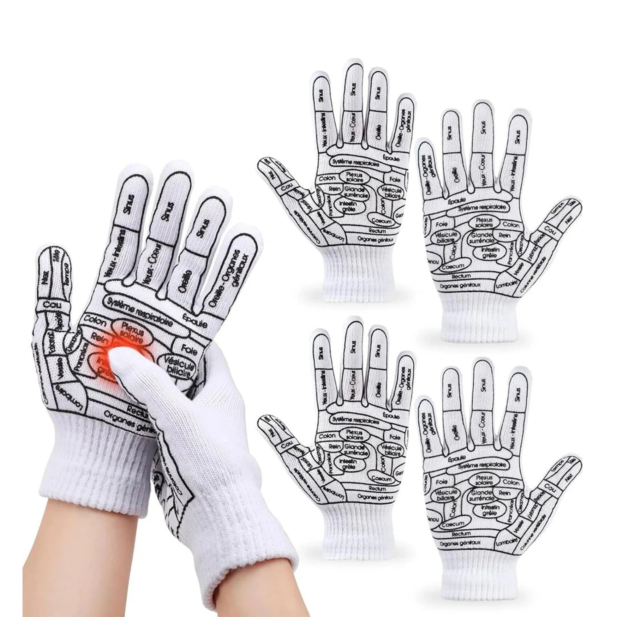 1 Pair of Reflexology Gloves