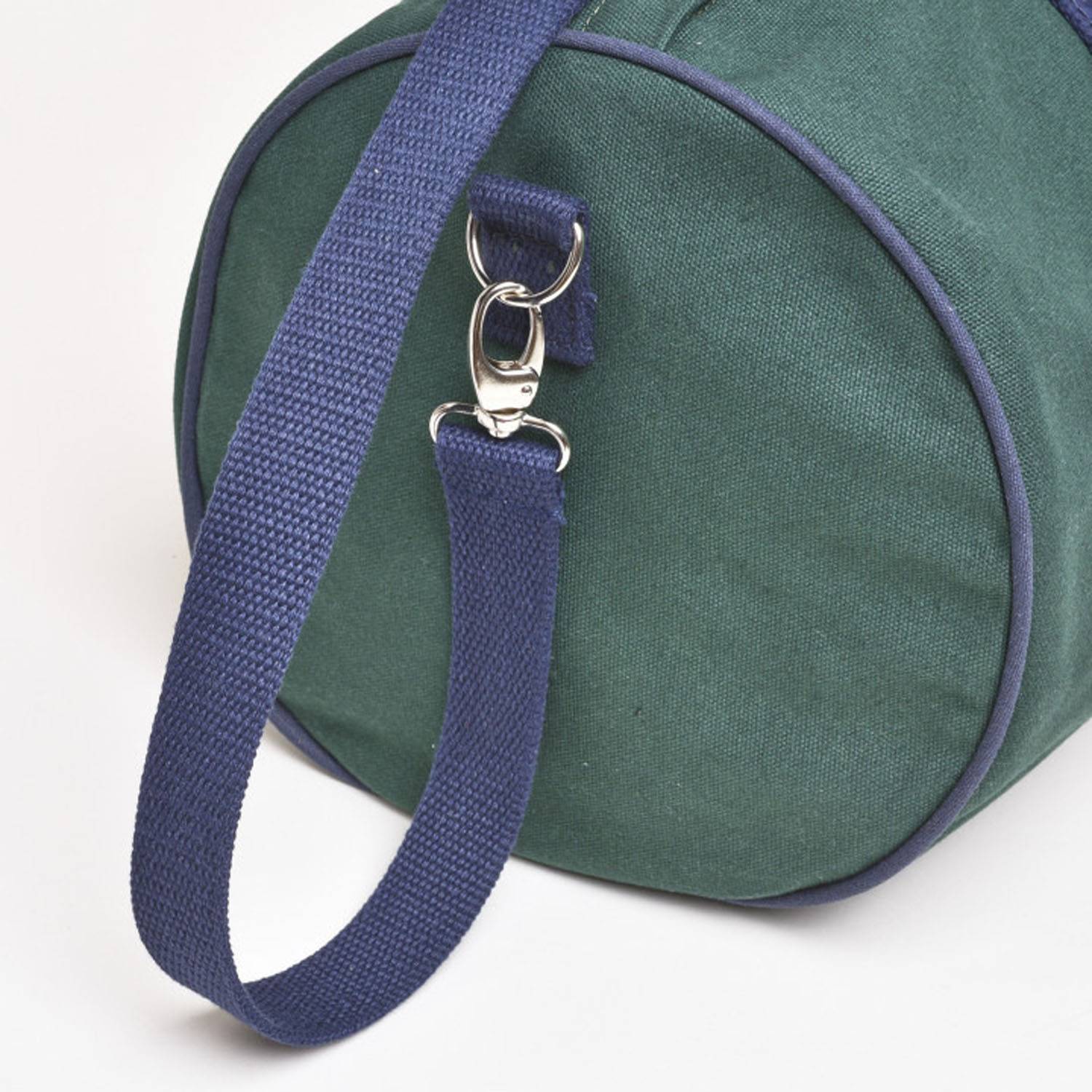 Lightweight Round-Shaped Canvas Gym Travel Bag w/ Strap 5