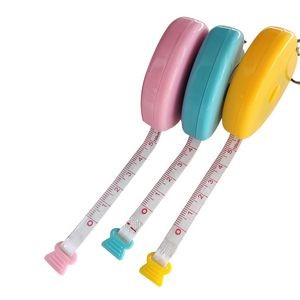 Charming Heart Shaped Tape Ruler Keychain 5