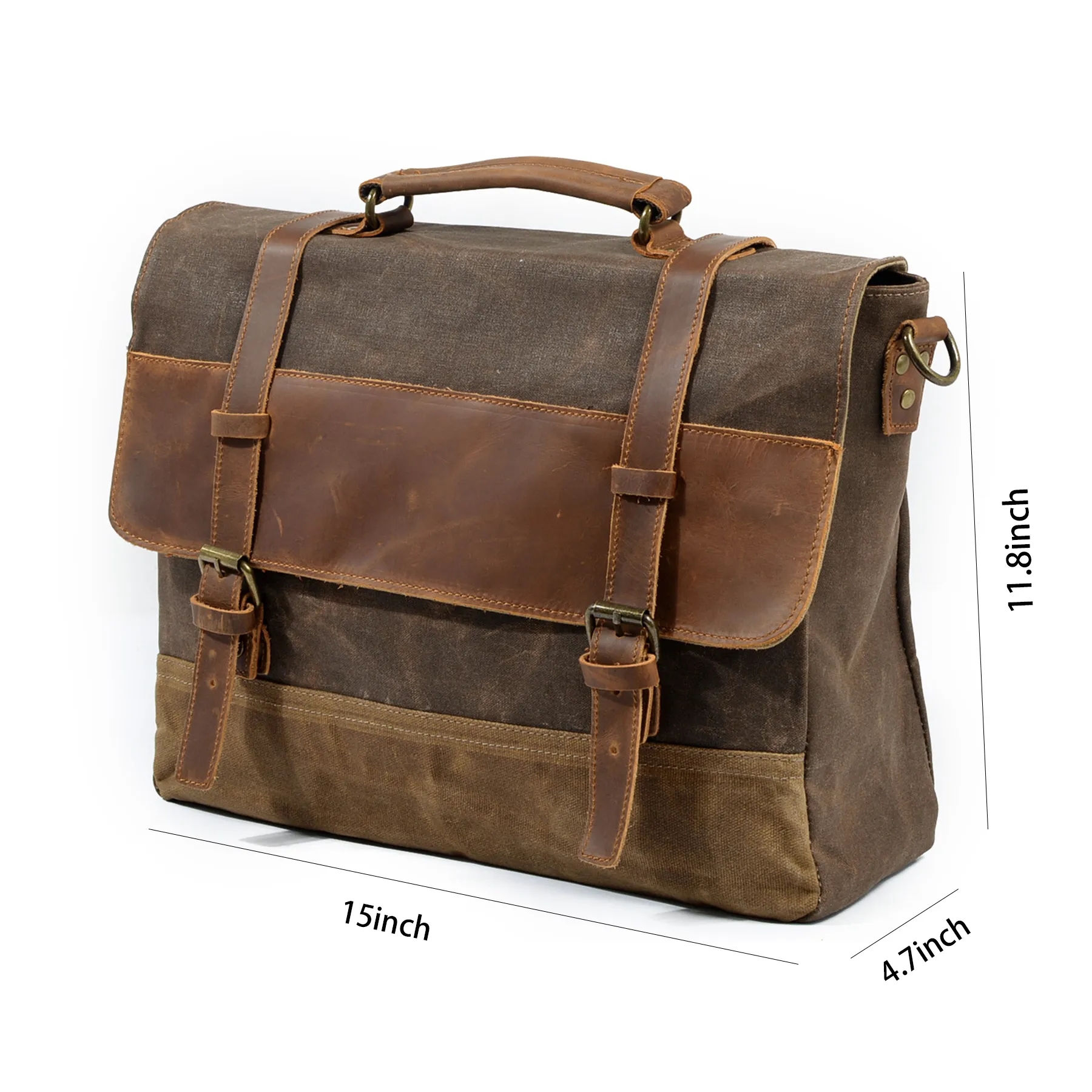 CanvasWaterproof Messenger bag 4