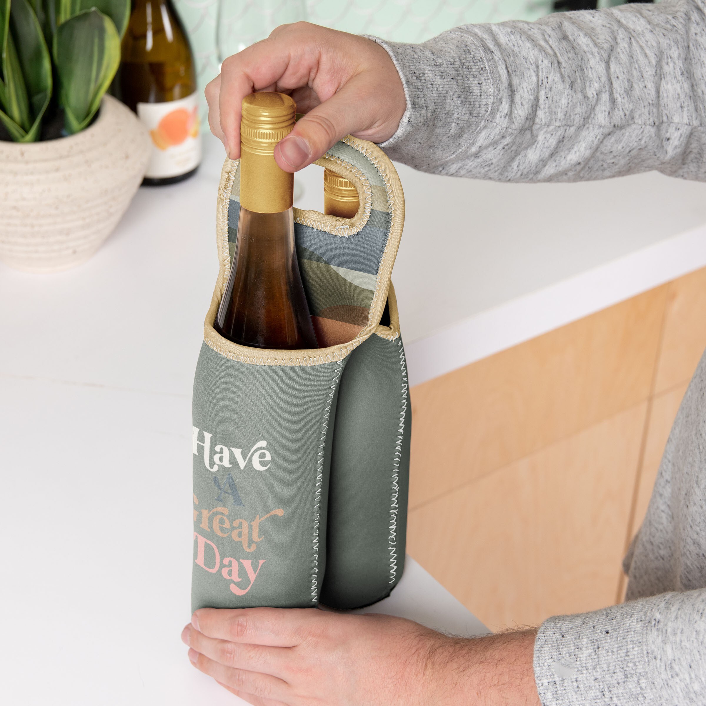 WINE TOTE - DOUBLE -Oytex