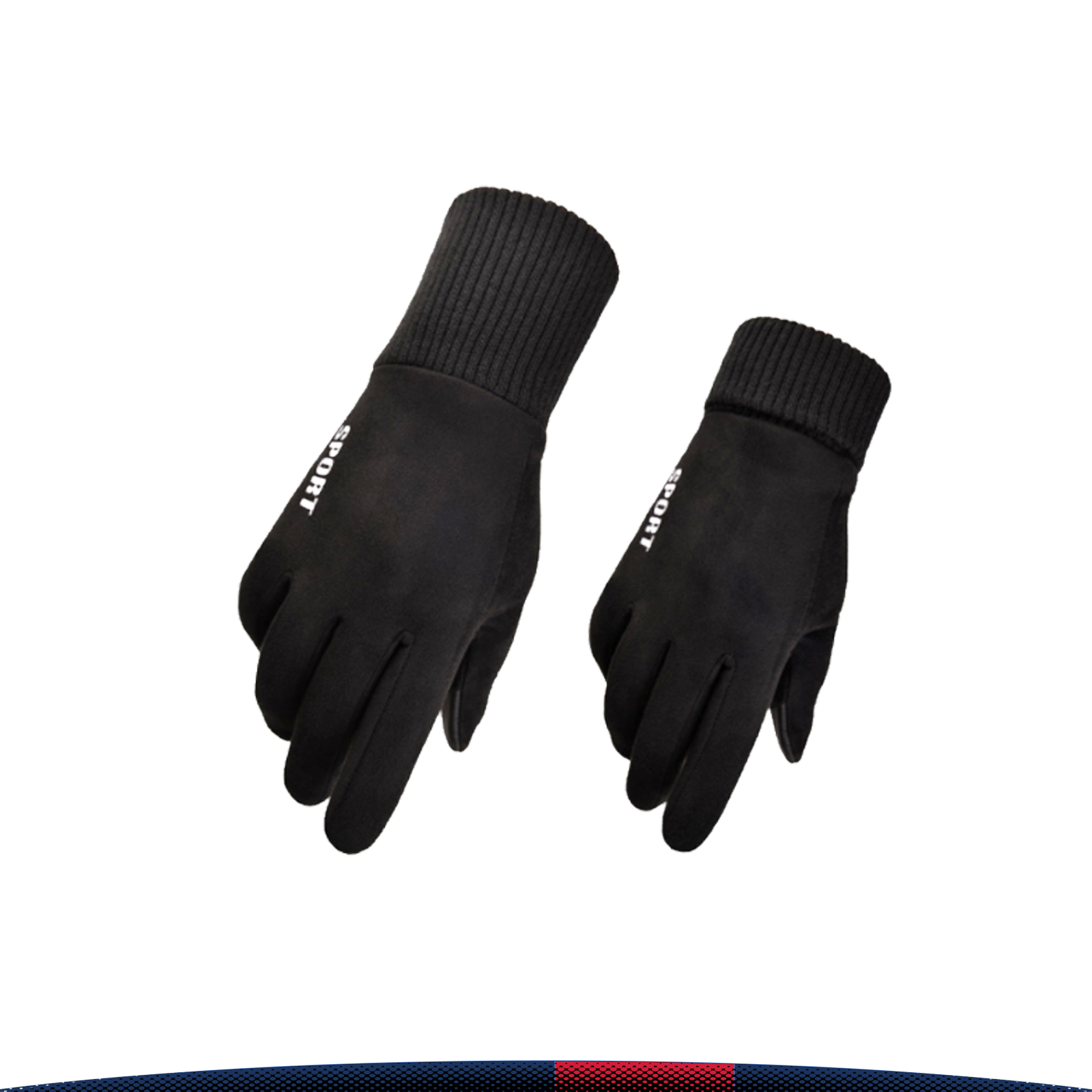 Suede Leather Winter Gloves 6