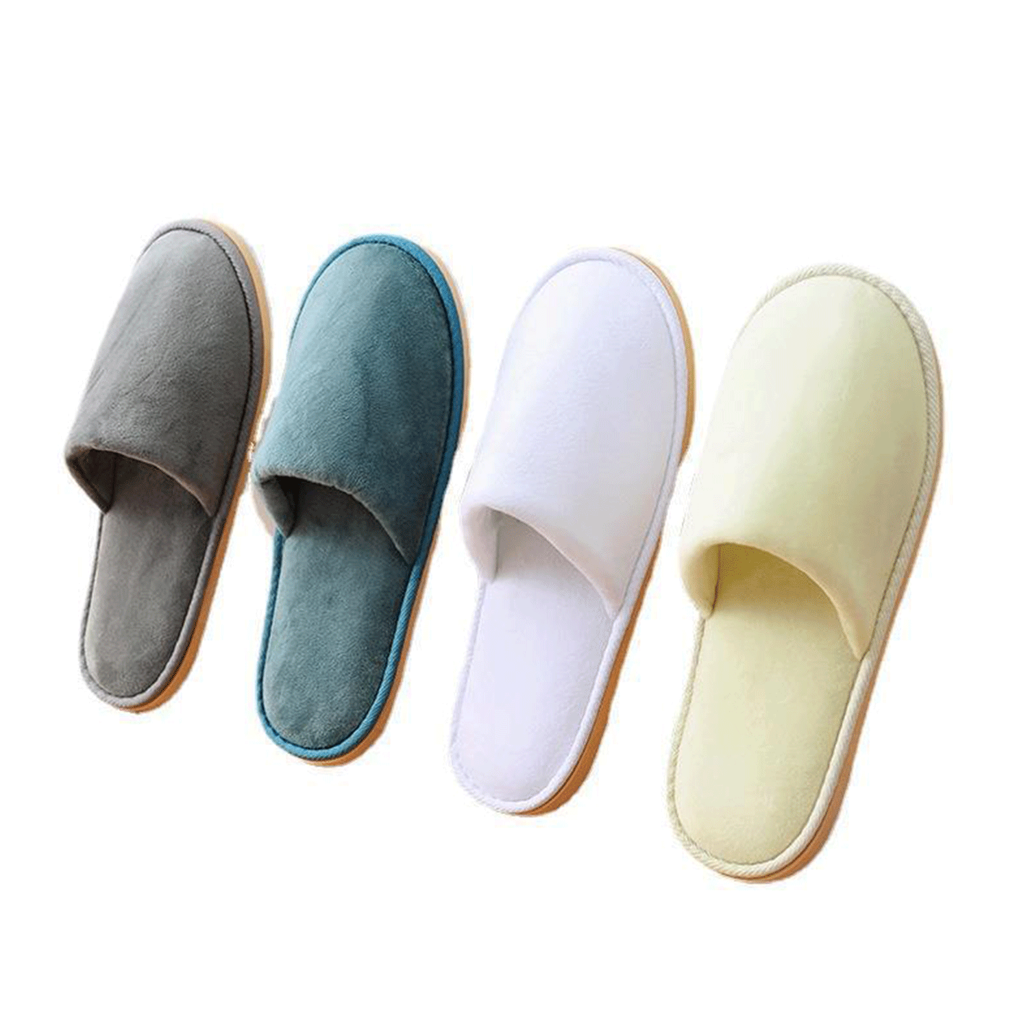 Disposable Ultra Soft Amenities coral fleece slippers 3