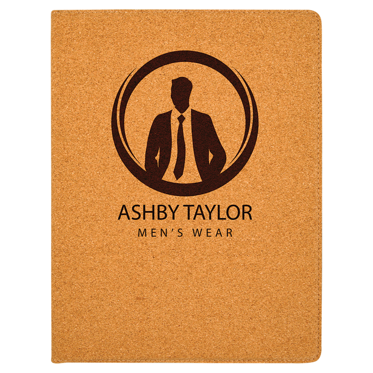9 1/2" x 12" Cork Portfolio with Notepad 5