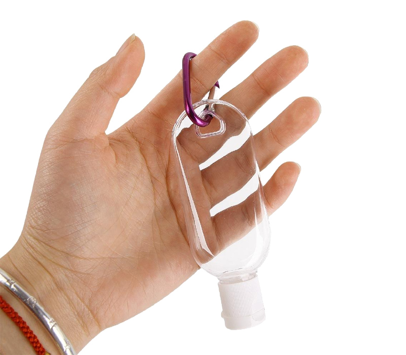 Hand Sanitizer Gel with Carabiner, 2 oz. 1