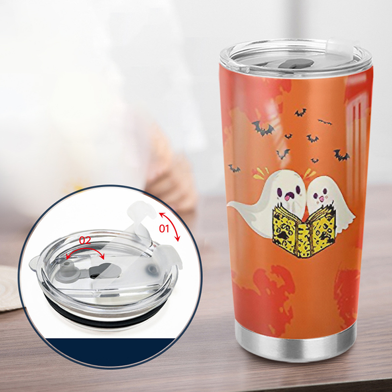 20oz Stainless Steel Vacuum Insulated Tumblers w/ Lids 7