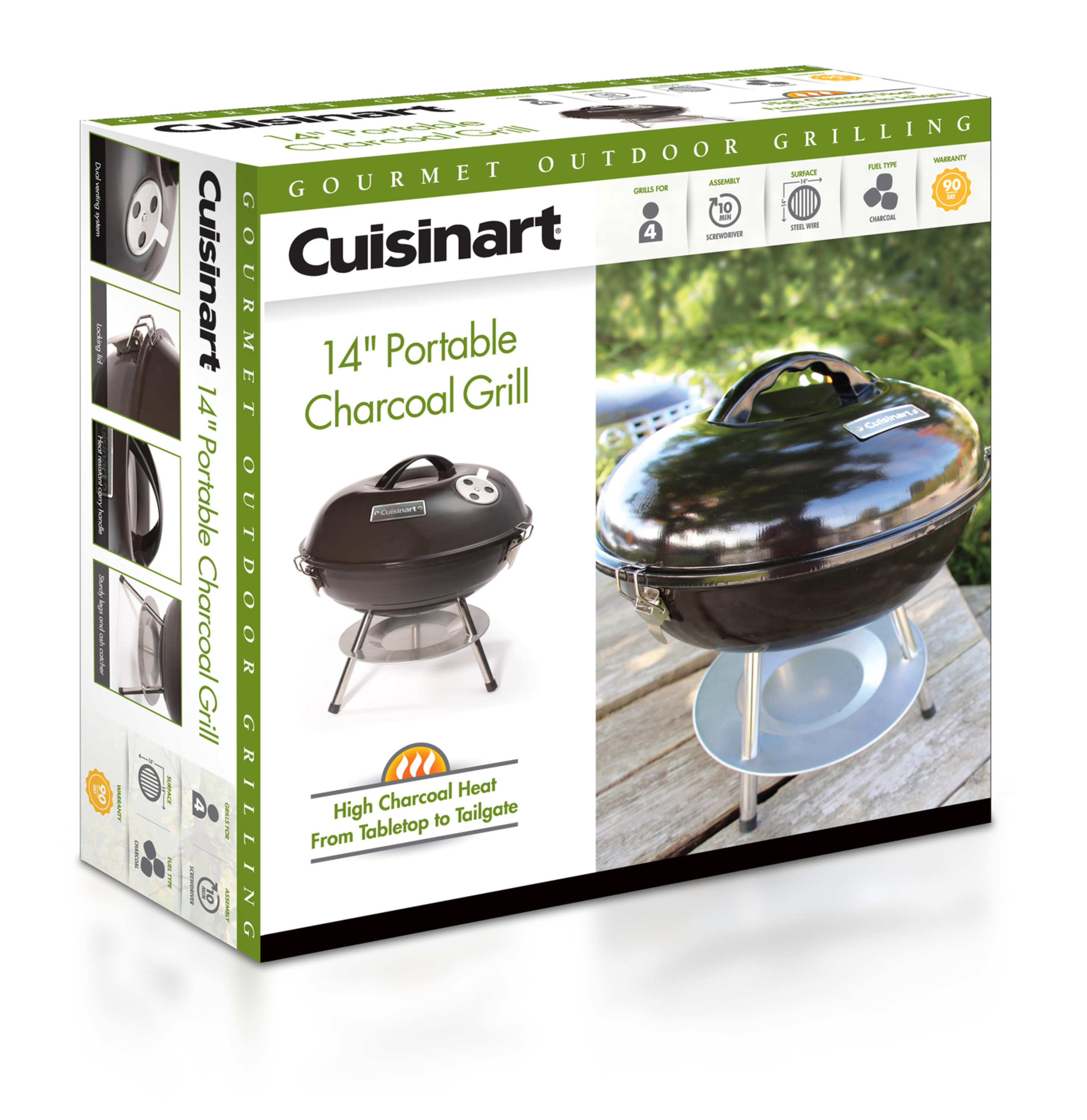 Cuisinart Outdoors® 14" Charcoal Grill 28