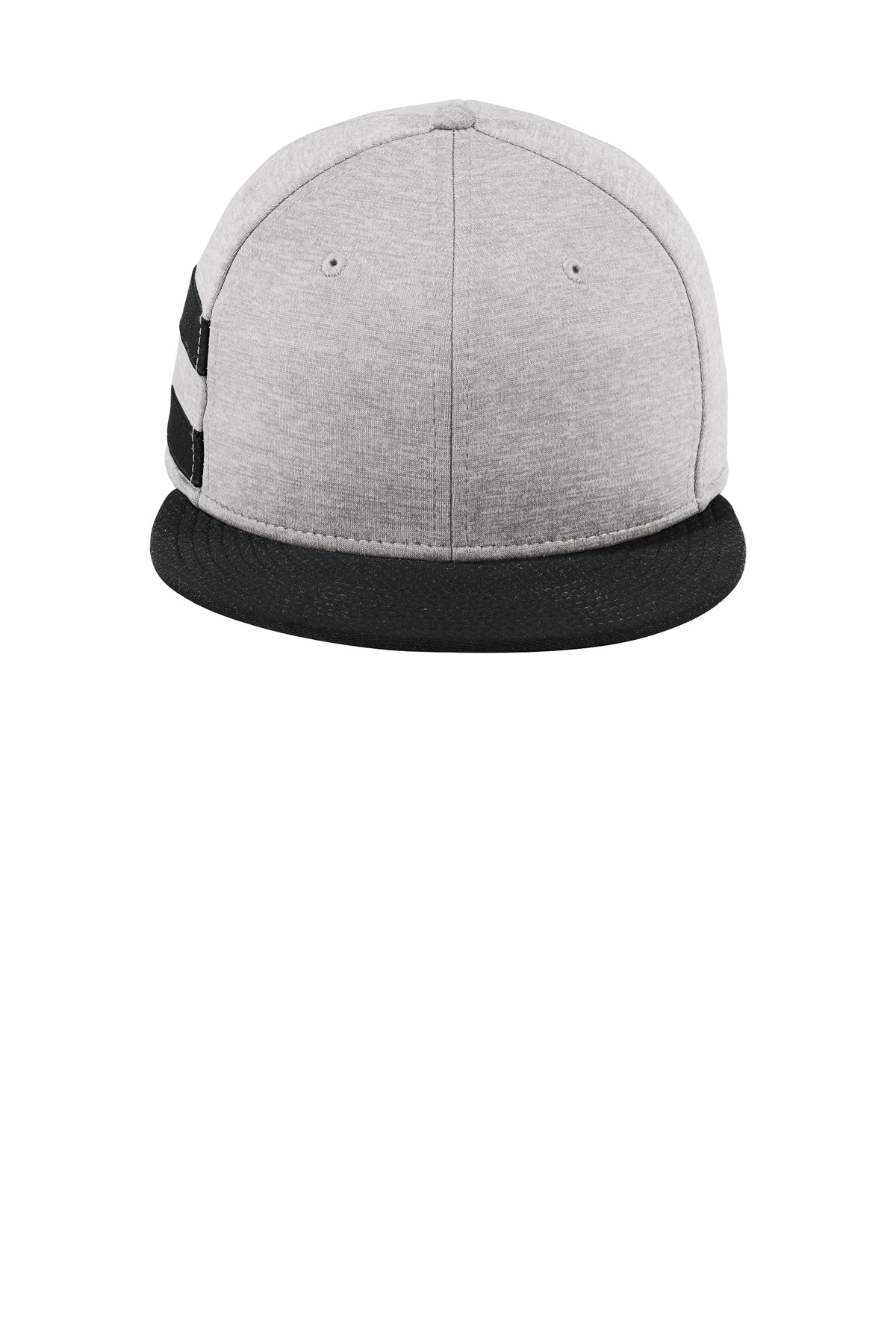 New Era Shadow Heather Striped Flat Bill Snapback Cap NE408 8