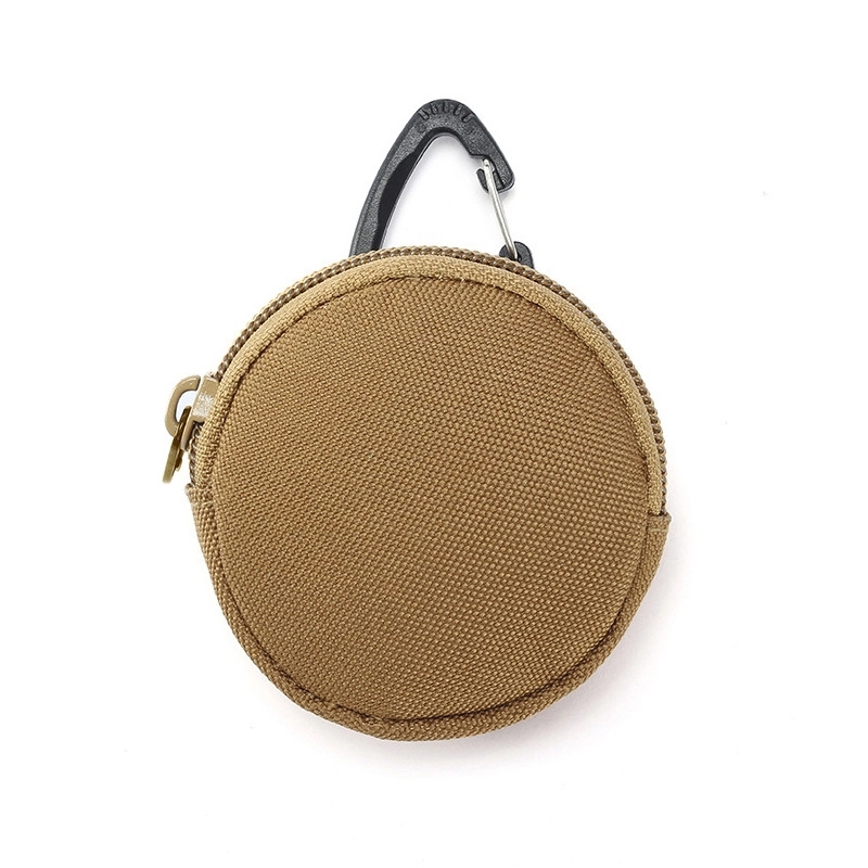 Portable Oxford Change Coin Round Pouch 2