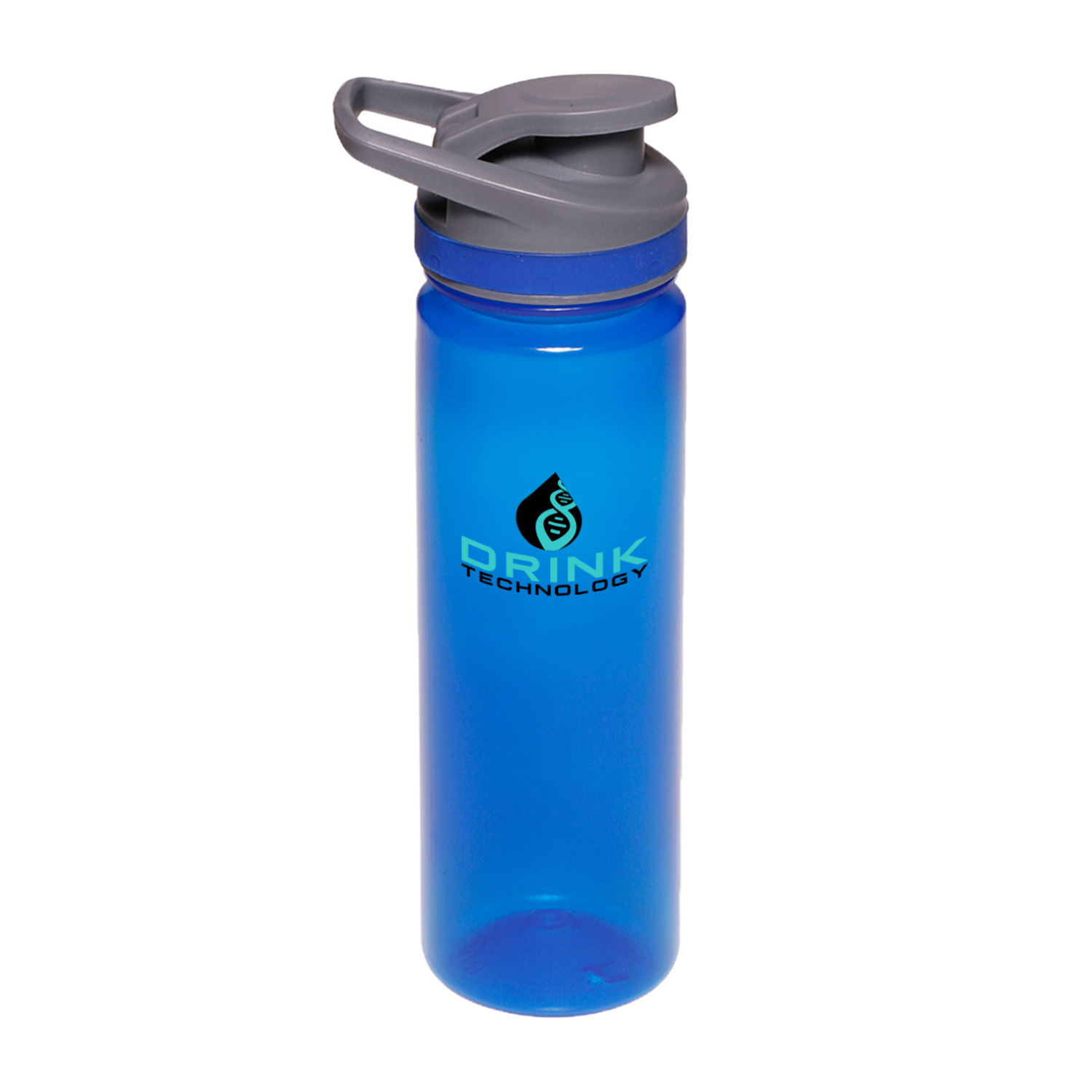 22 oz. Ebro Plastic Sports Water Bottle (2 Color Imprint) 3