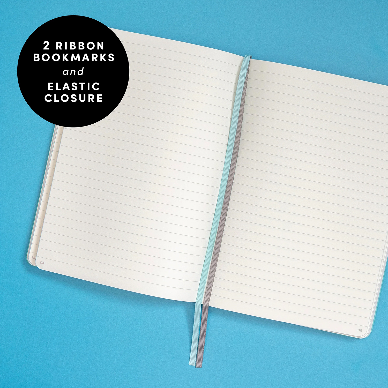 PAPERAGE® Expanded Leather Hard Cover Lined Journal Notebook 252 Numbered Pages 7