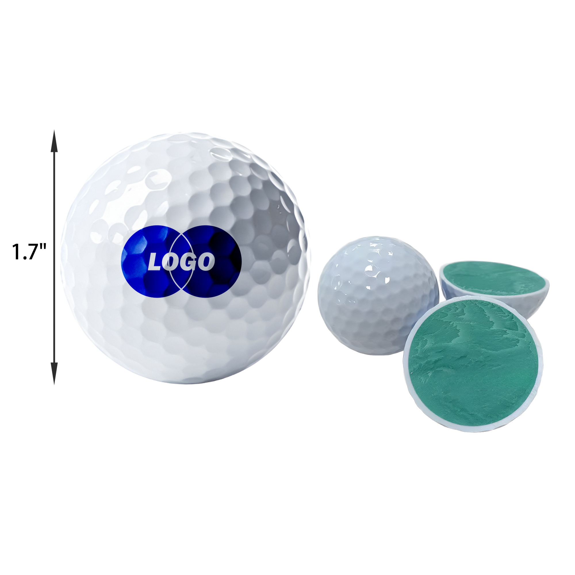 MOQ 50 PCS Durable Custom Golf Balls 2