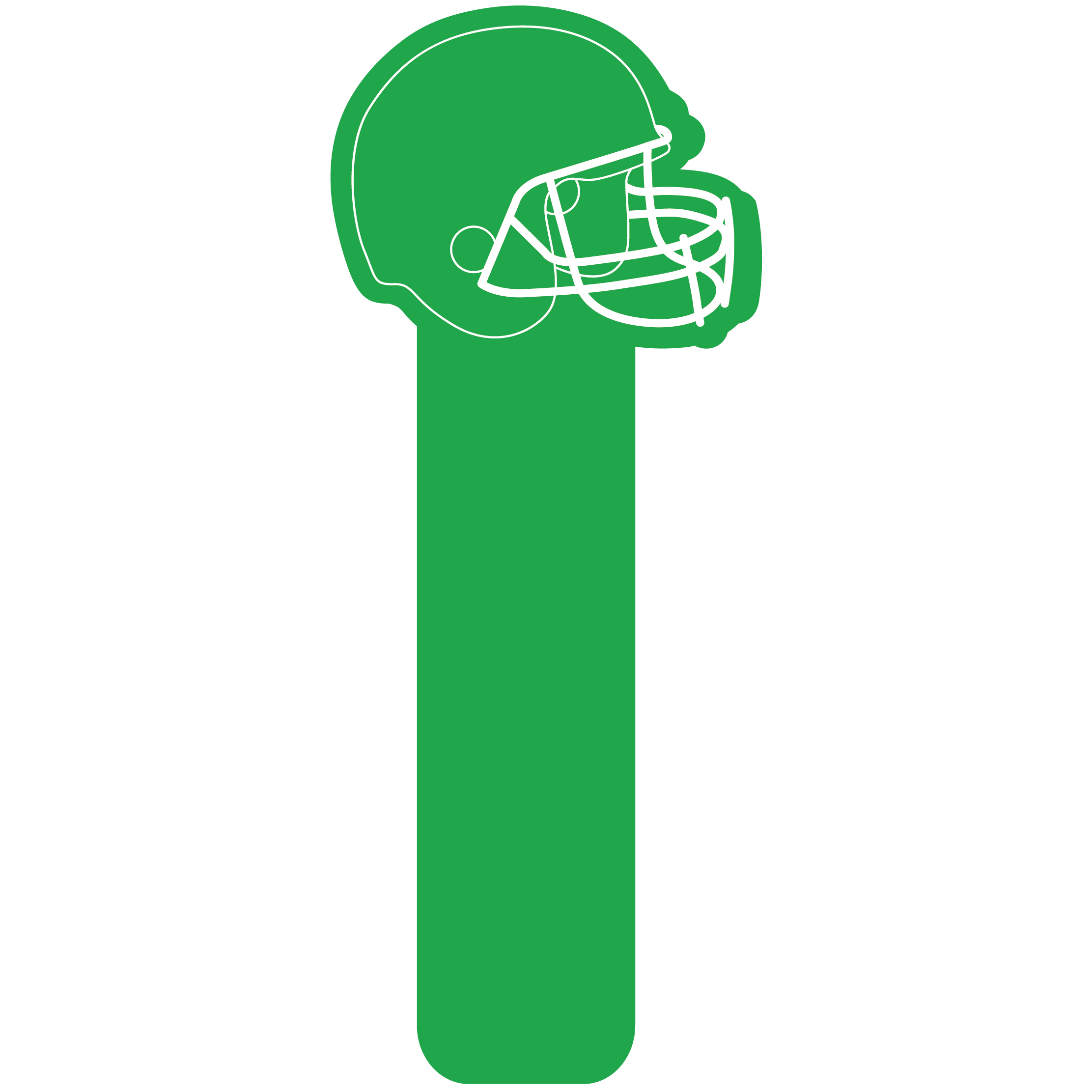 Football Helmet Stick Waver 26