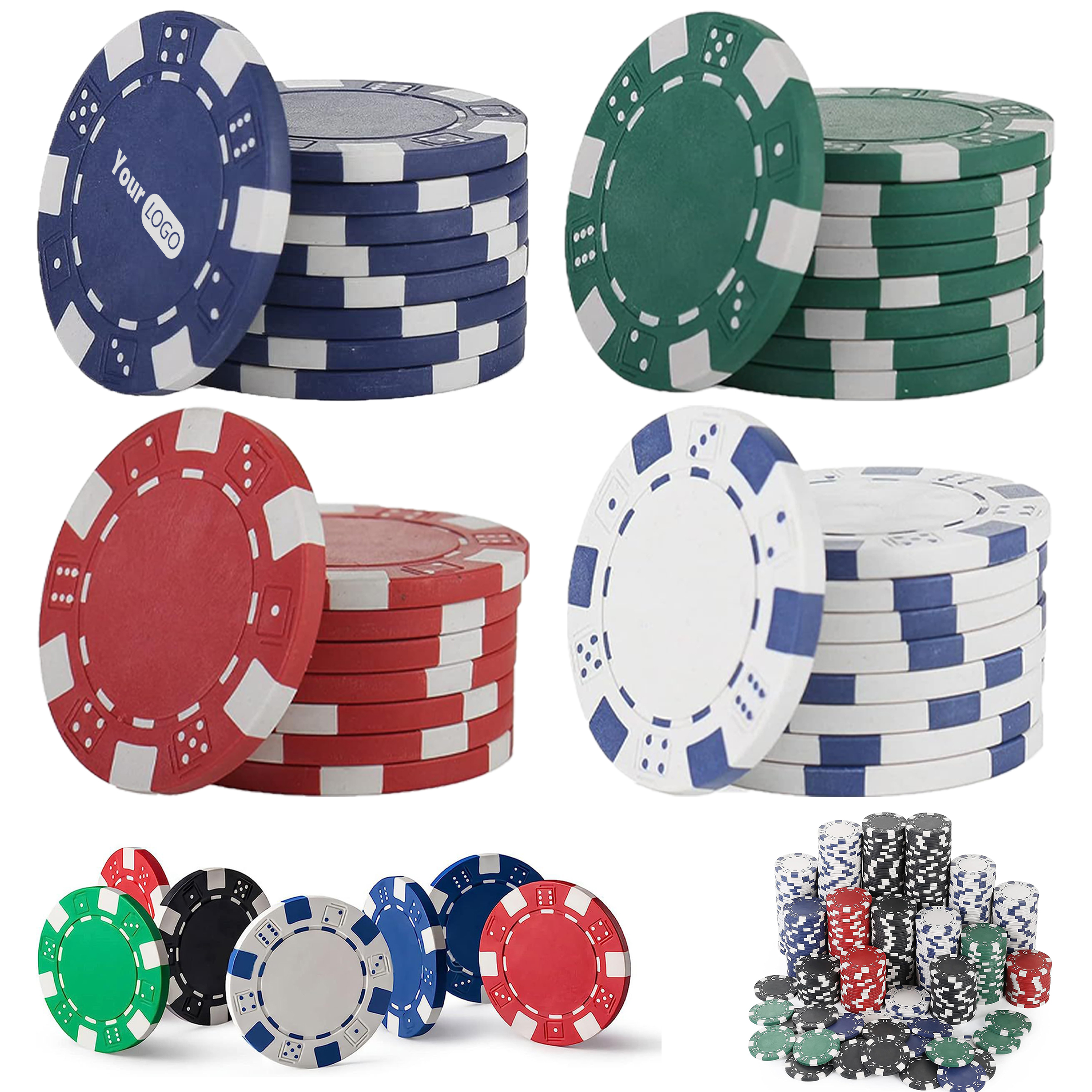 Polystyrene Customizable Poker Chip Coins 5