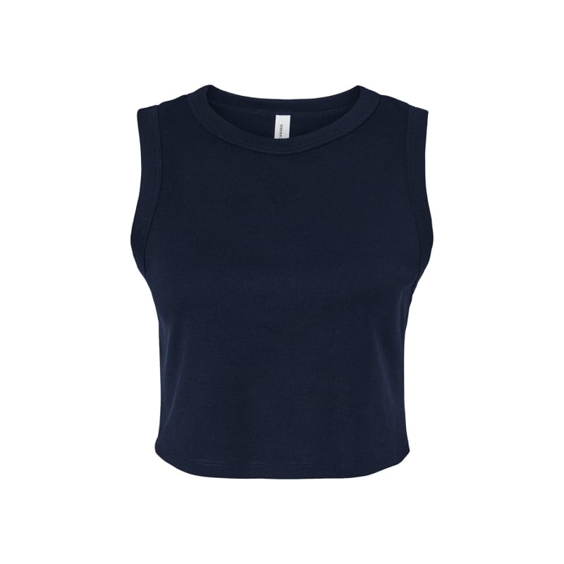 Bella + Canvas Ladies' Micro Rib Muscle Crop Tank 39