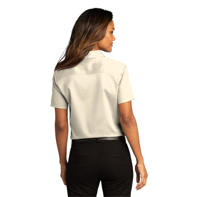 Port Authority Ladies Short Sleeve SuperPro React Twill Shirt. 22