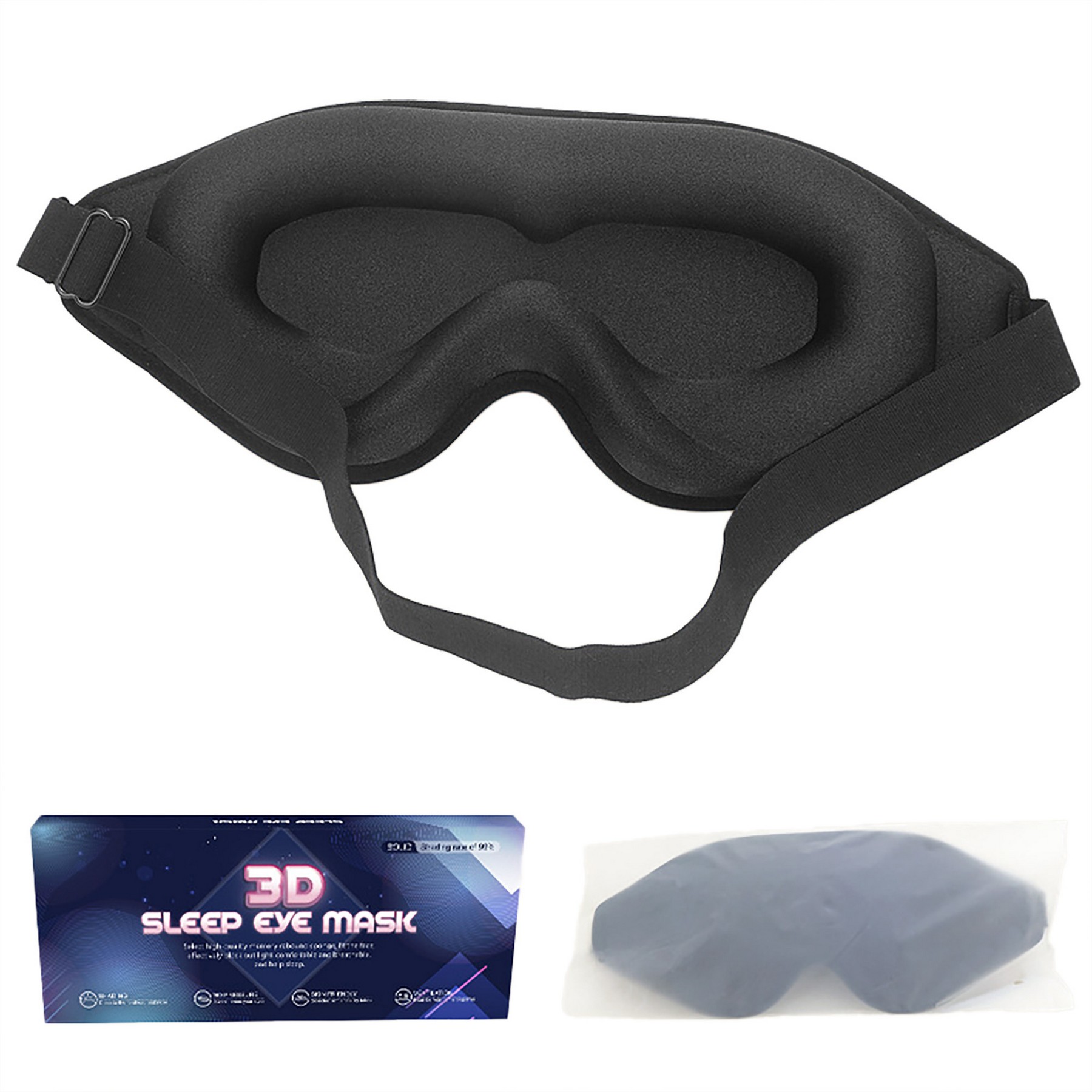3D Blackout Sleep Mask 6