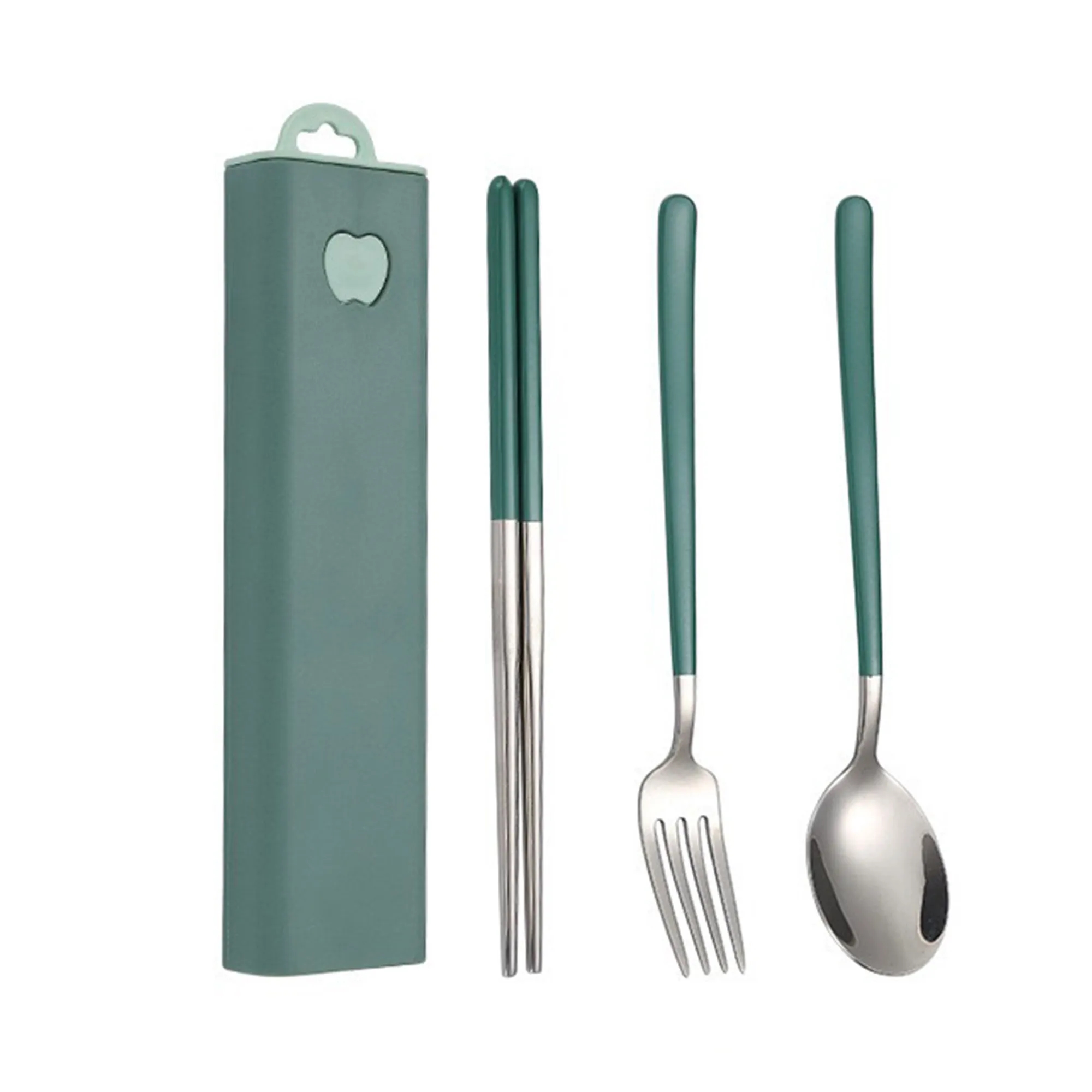 3pcs Stainless Steel Chopsticks Fork Spoon Set 3