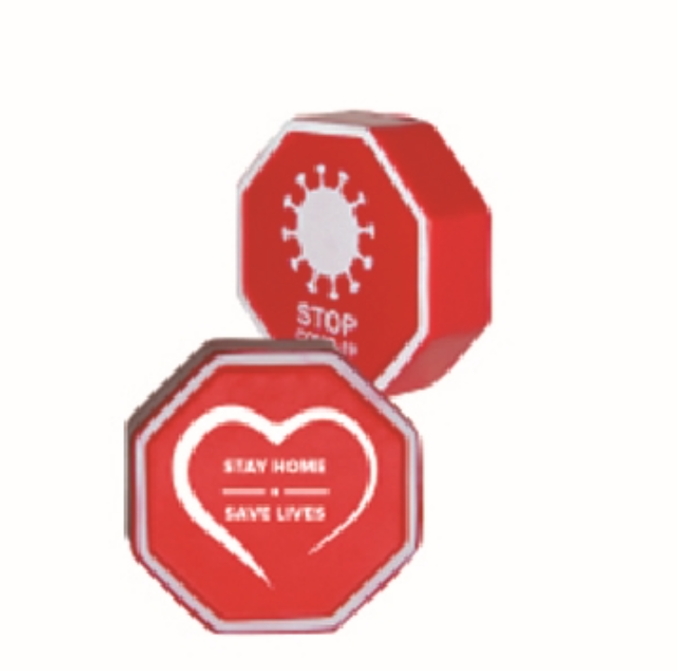 Stop Sign Octagon Stress Ball / Stress Reliever Toy 2