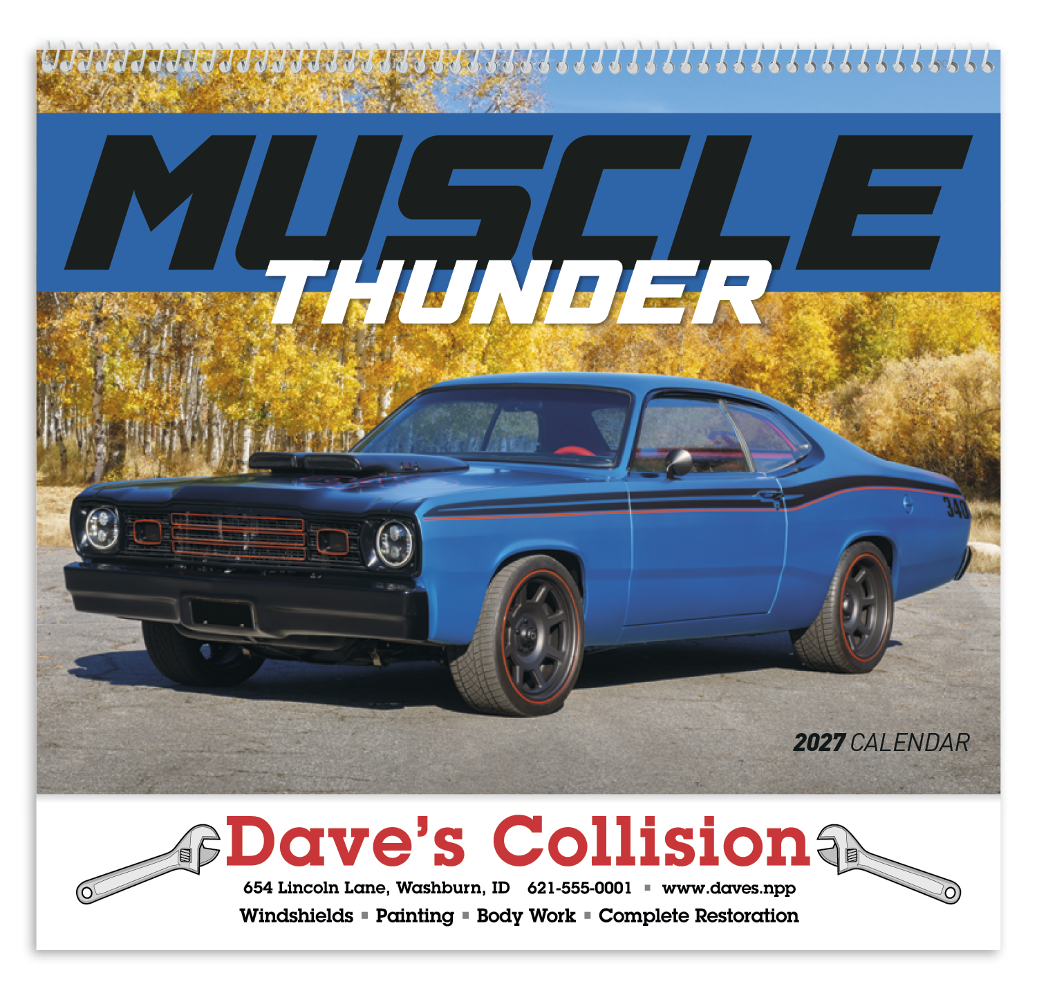 Good Value™ Muscle Thunder - Spiral Calendar 51