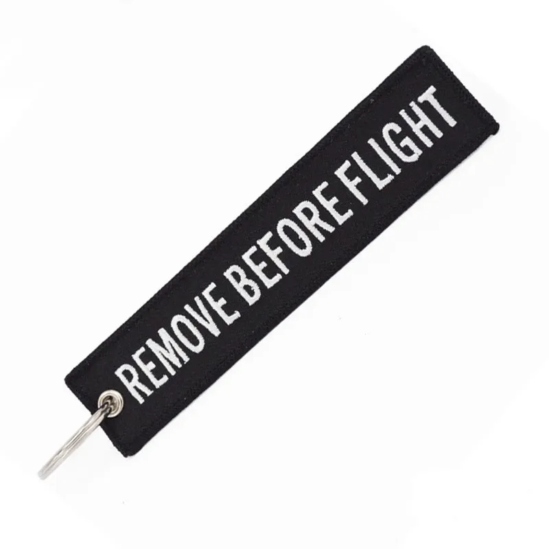 Brand Embroidery Keychain Car Aviation Motorcycle Key Ring 5