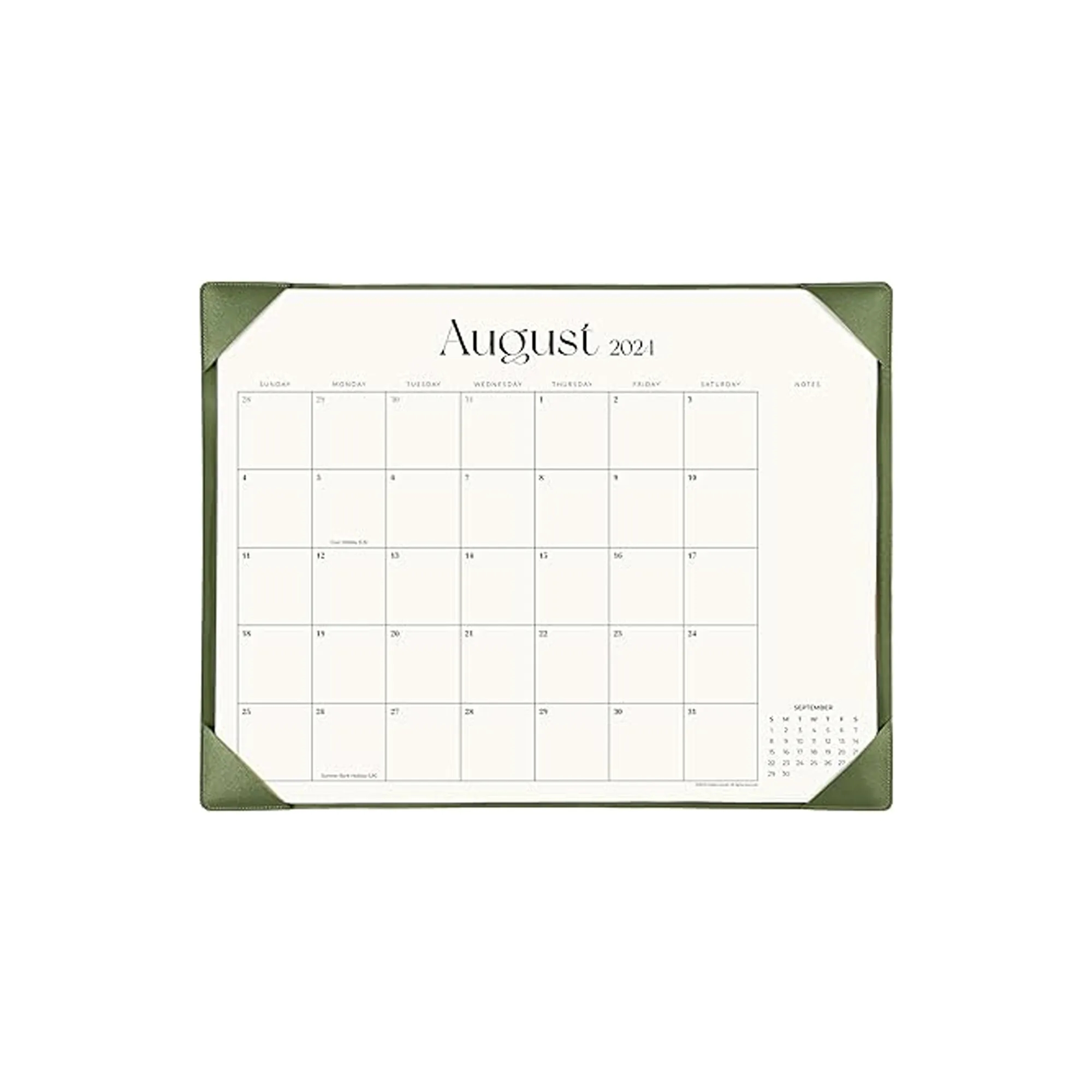 Desk Blotter Calendar 2024-2025 for Home School and Office 2 1