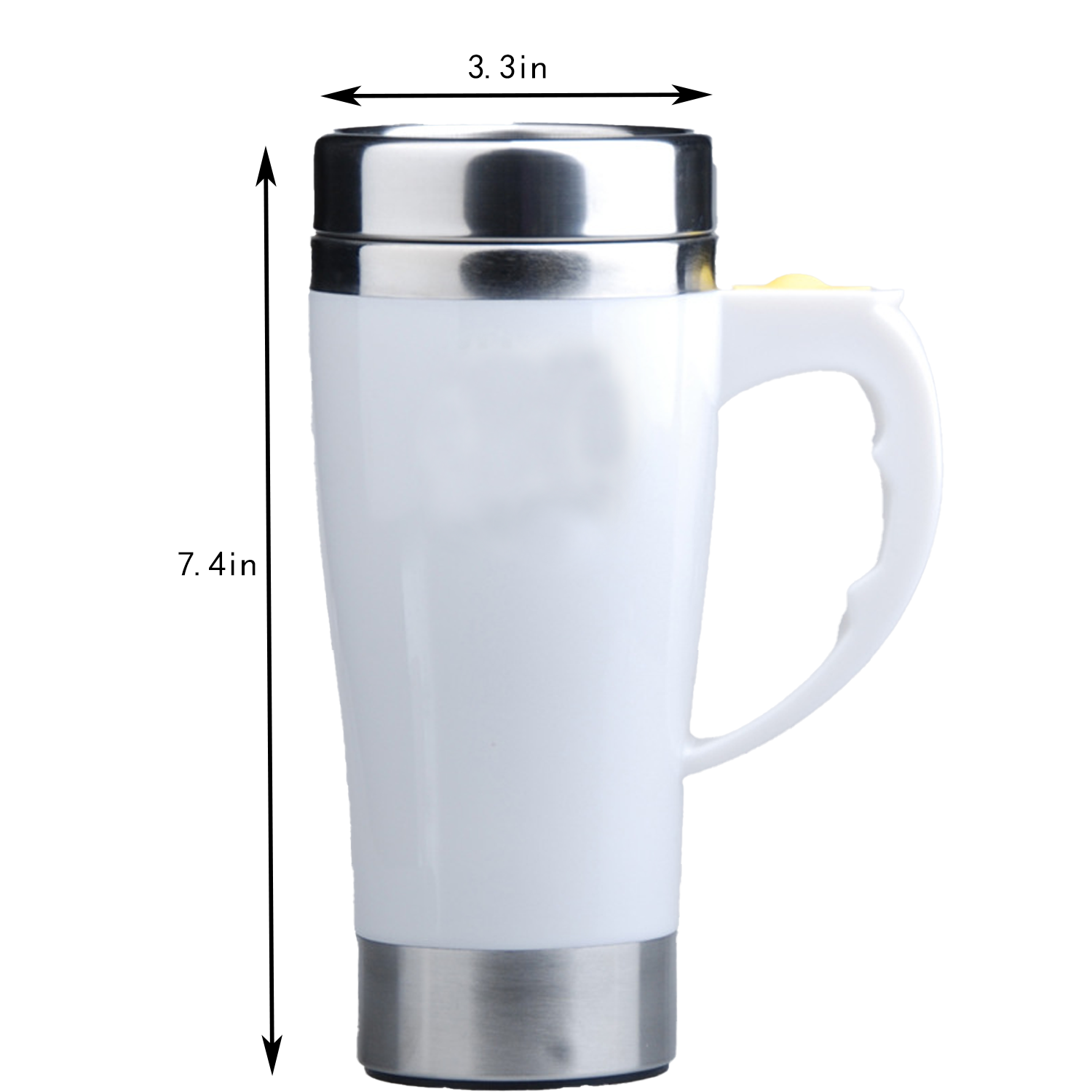 15oz Stainless Steel Magnetic Coffee Stirring Cup 6