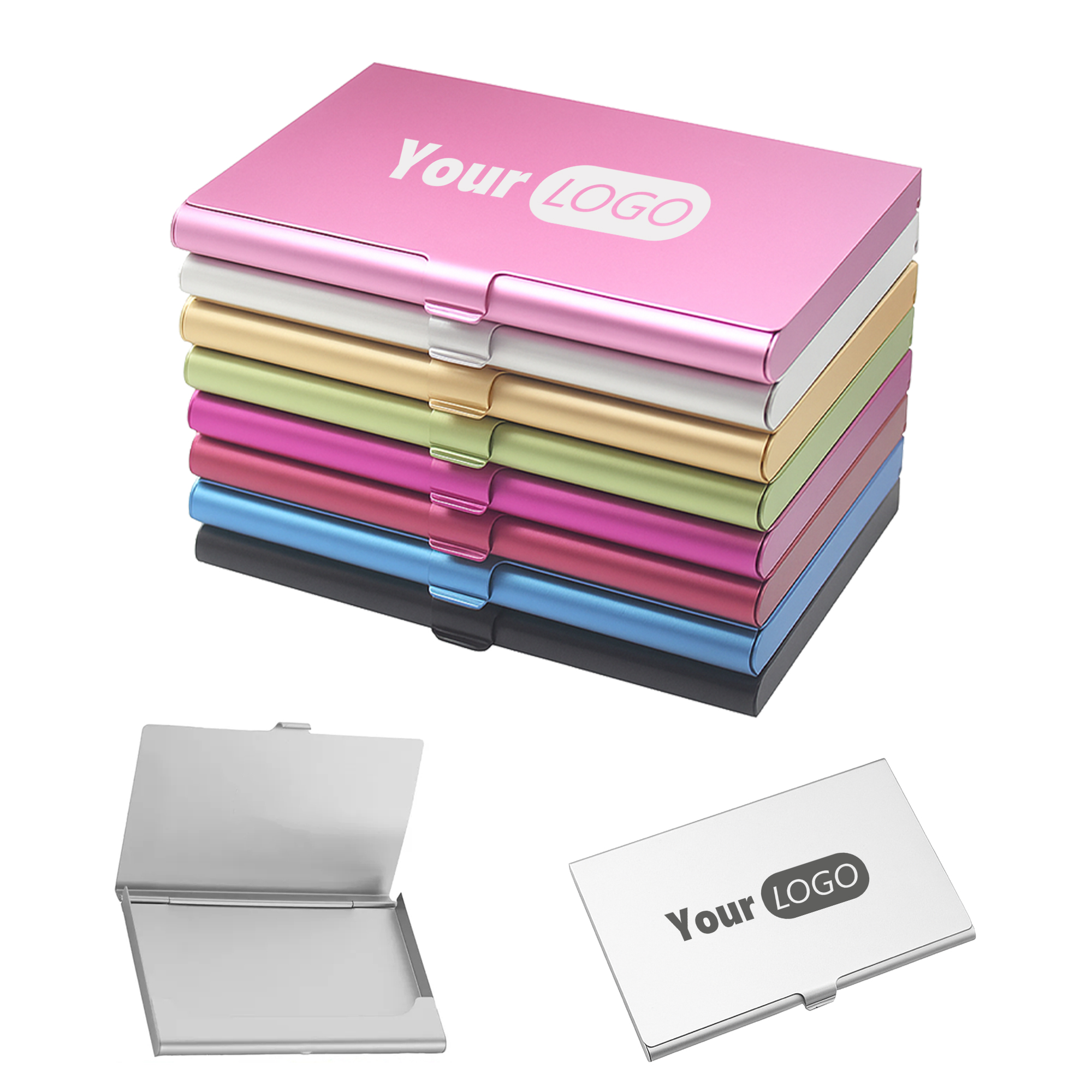 Metal Business Card Holder Case 2