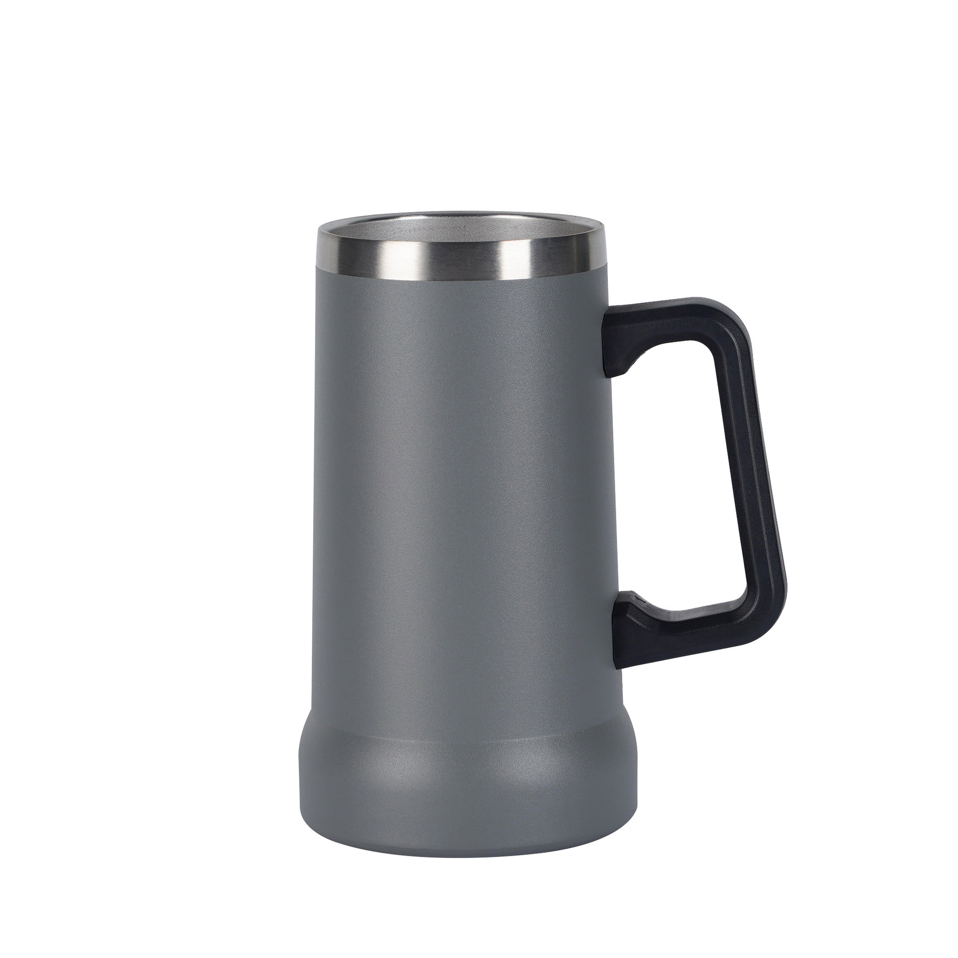 24 oz Stainless Steel Insulated Big Grip Beer Stein Mug 8