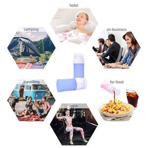 80ml Silicone Cylinder Travel Bottle 8