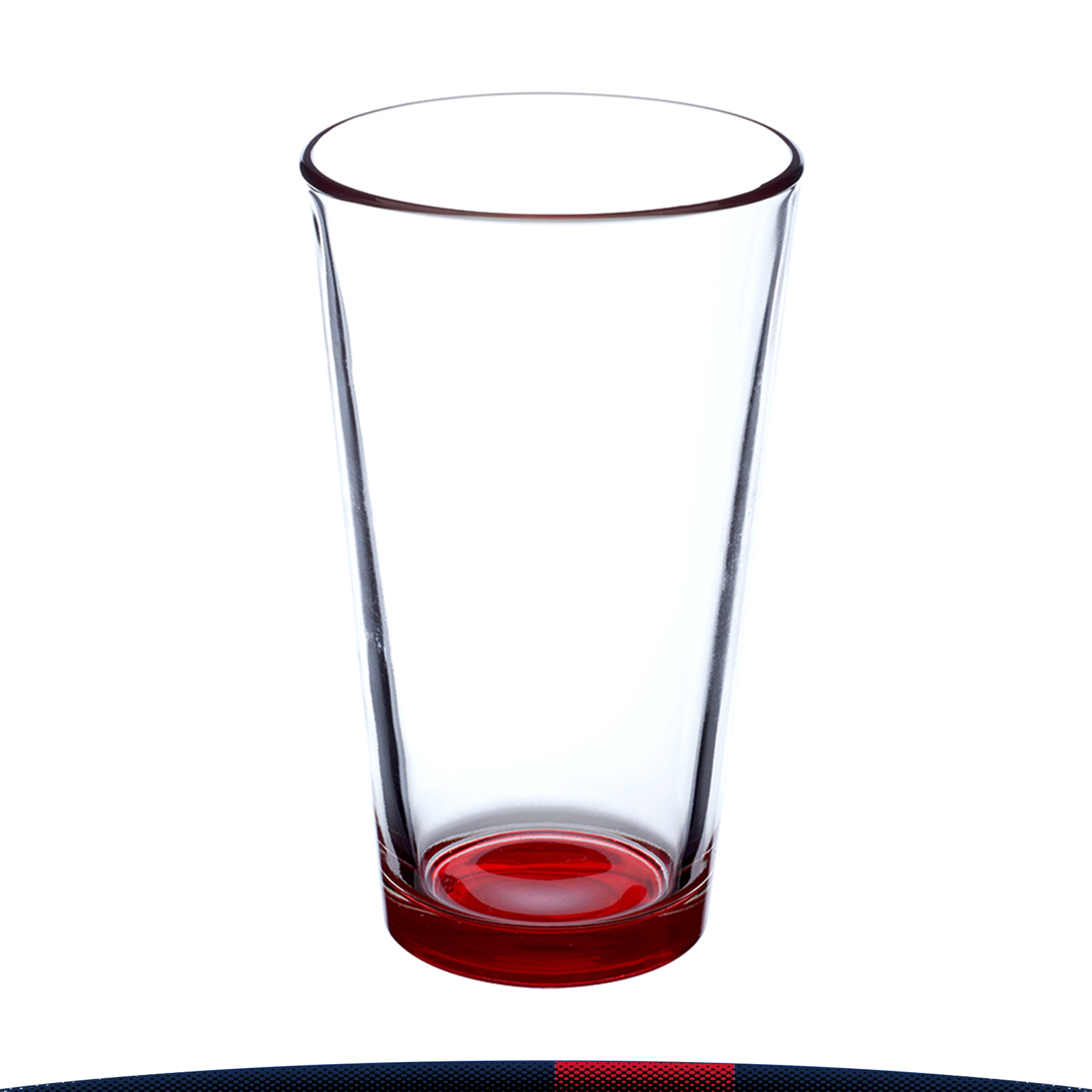 16 oz. Libbey Colored Bottom Beer Glasses 8