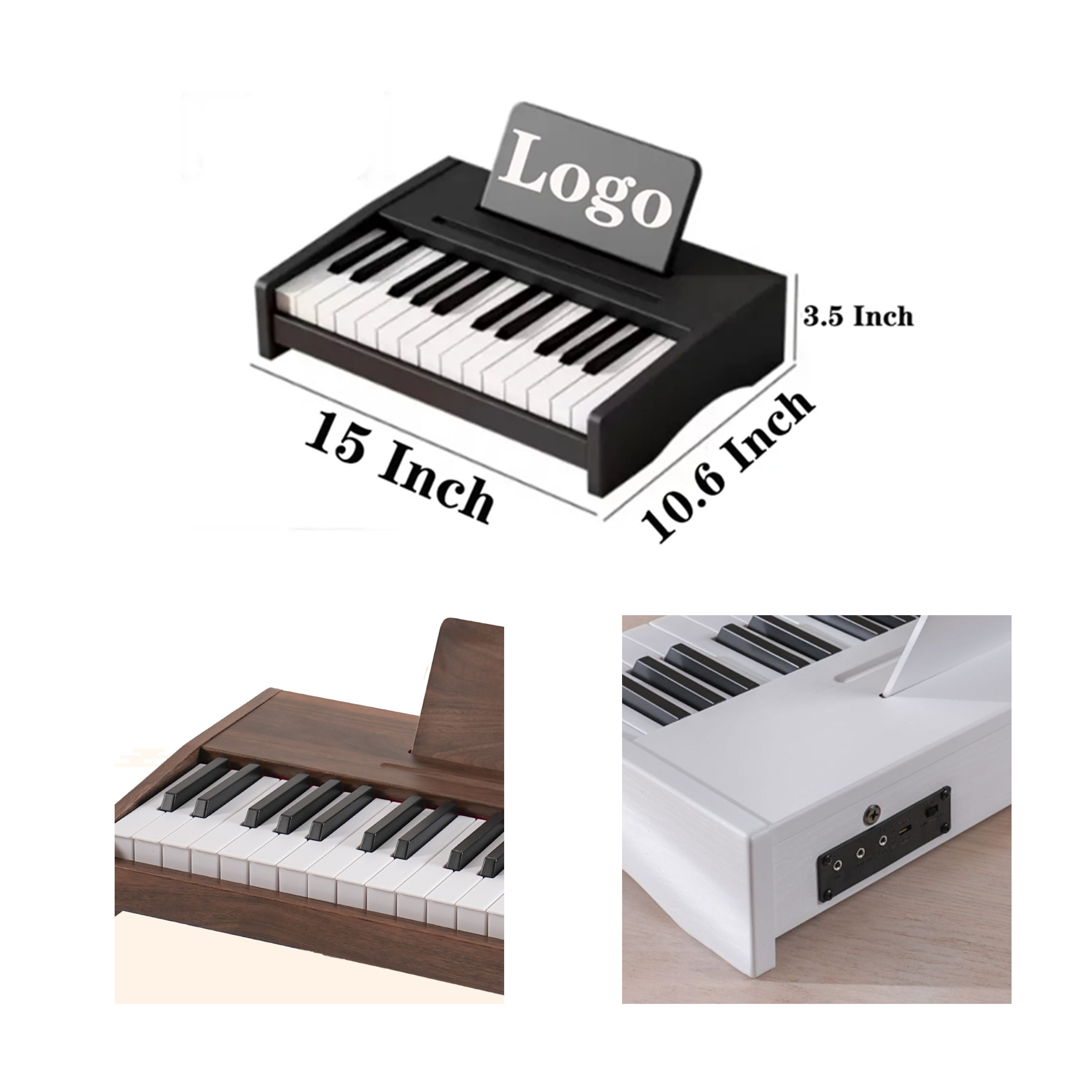 Charming 25-Key Wooden Piano for Kids' Musical Exploration 1