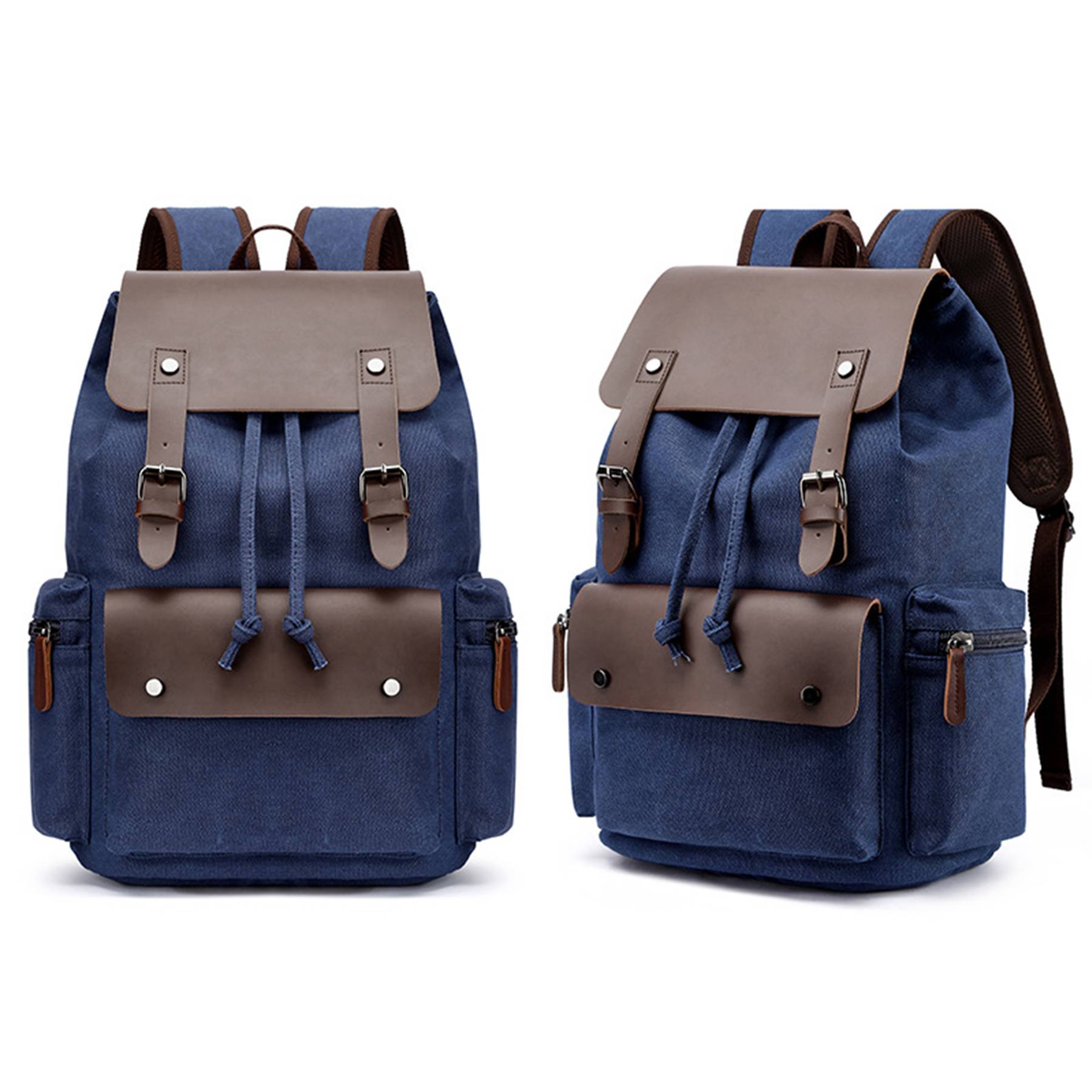 Men's Canvas Vintage travel Laptop Backpack 13