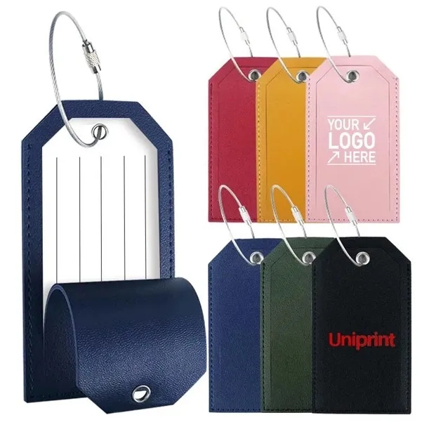 PU Leather Luggage Tag 10