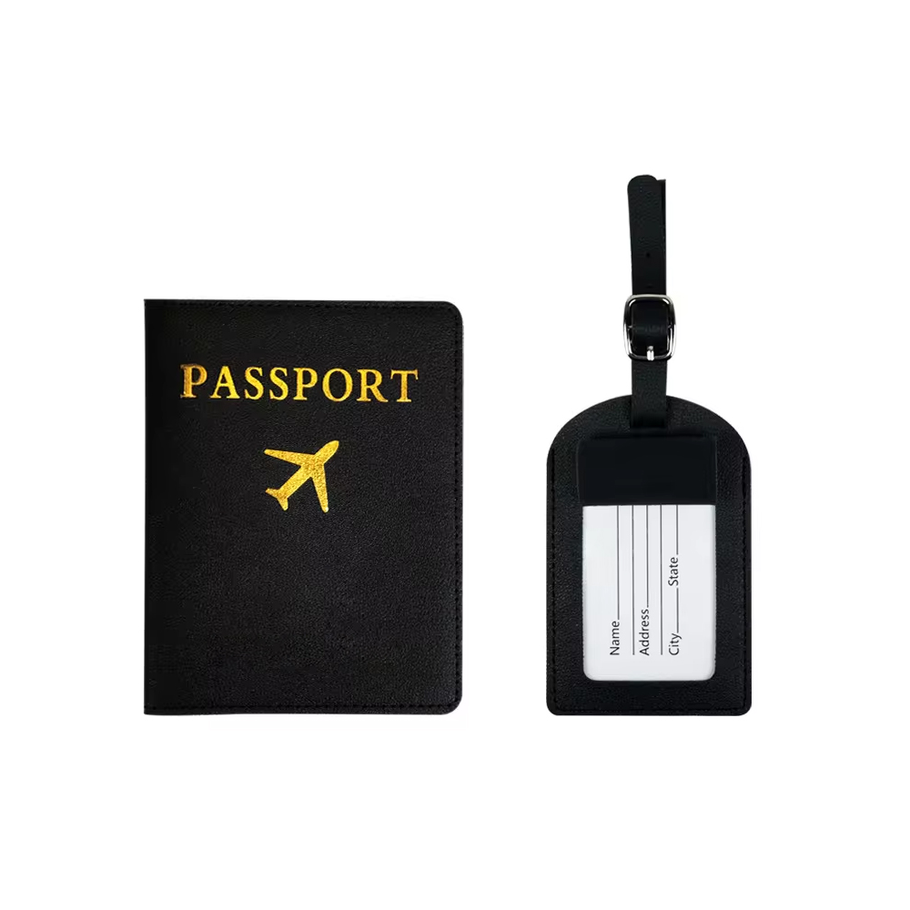 Leatherette Luggage Tag & Passport Holder 5