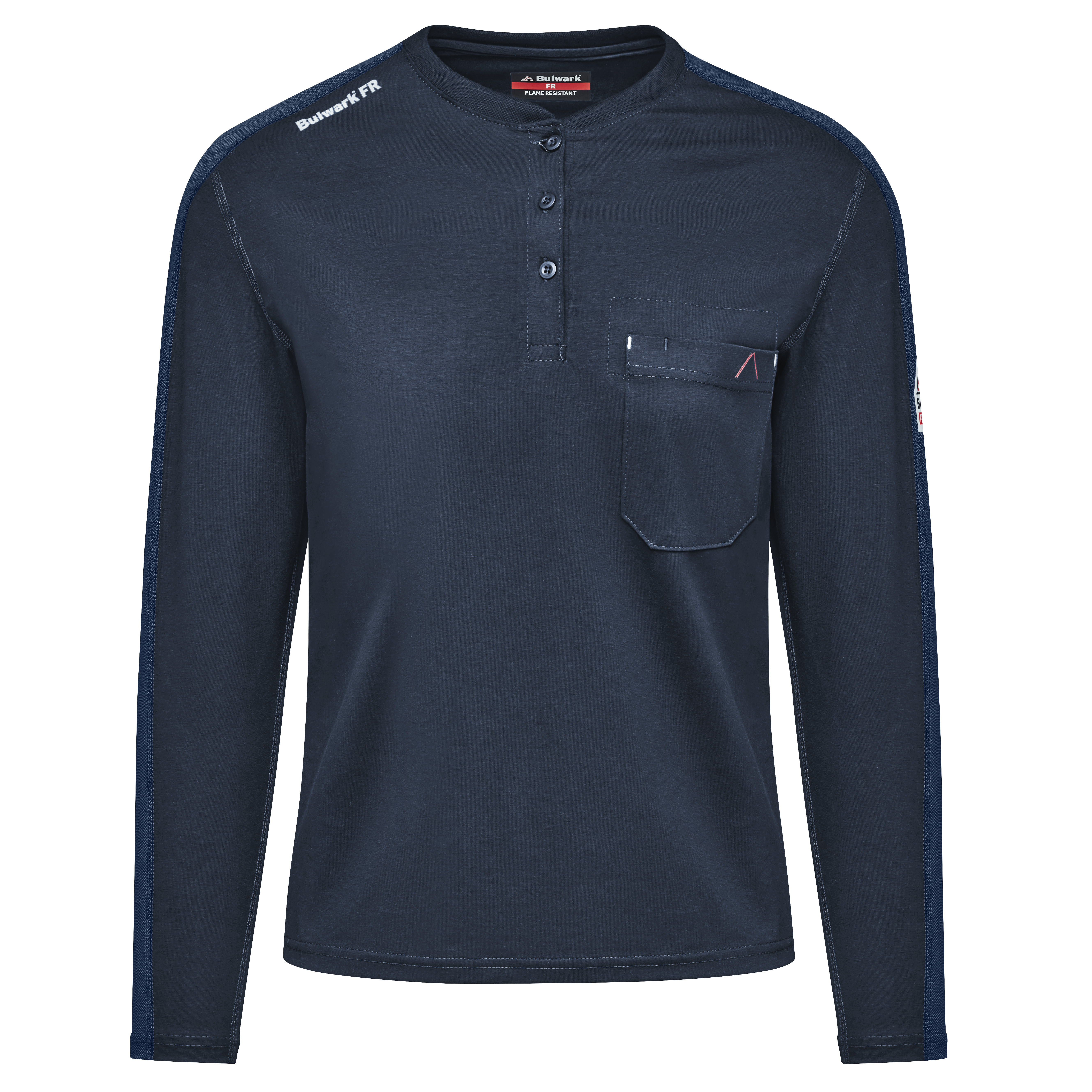 Bulwark® Women's Flex Knit Henley 3
