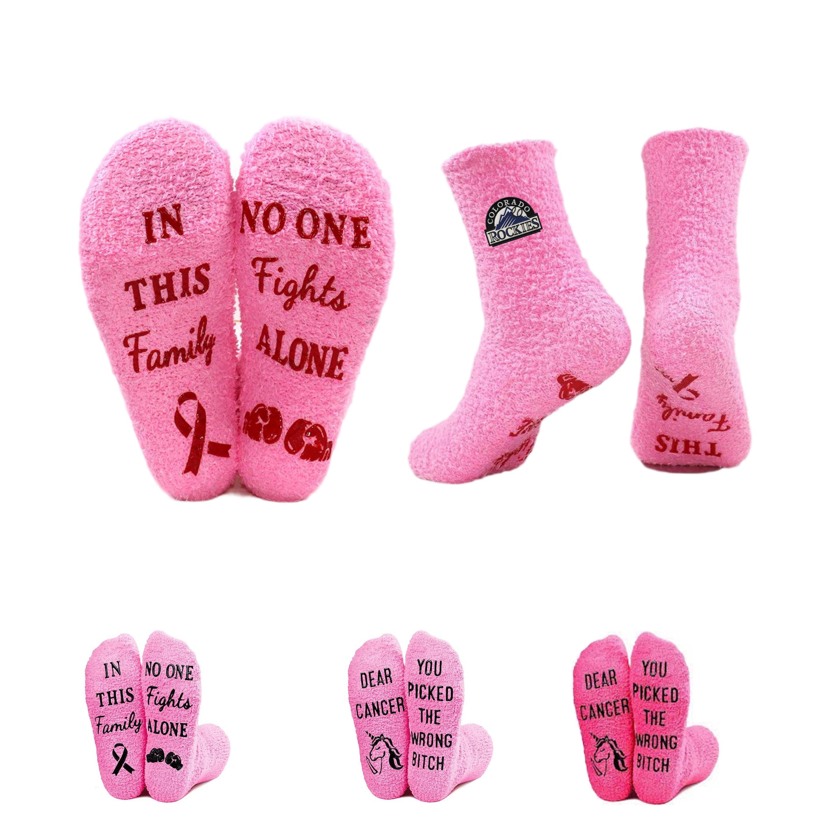 Breast Cancer Pink Socks 8