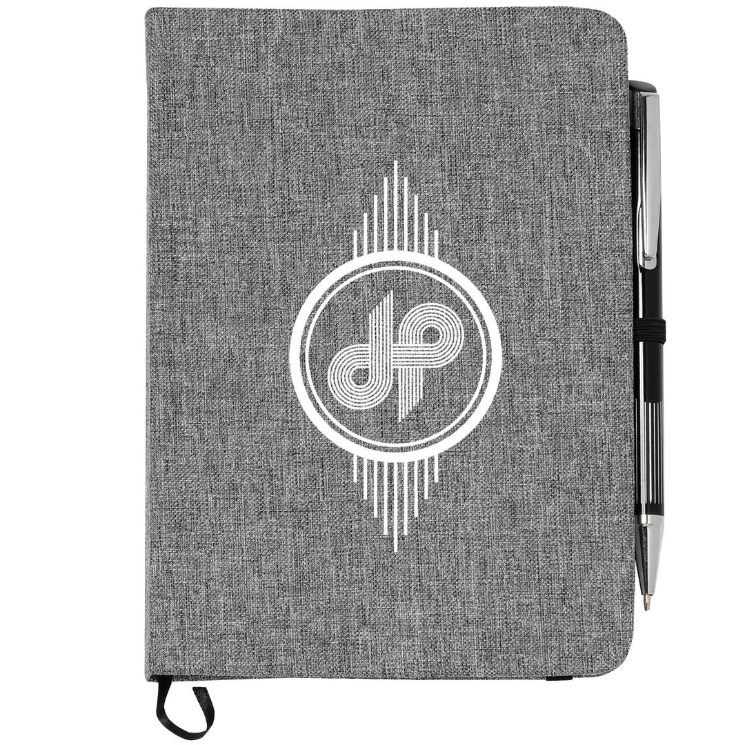 FSC® Mix 5" x 7" Heathered Bound Notebook 11