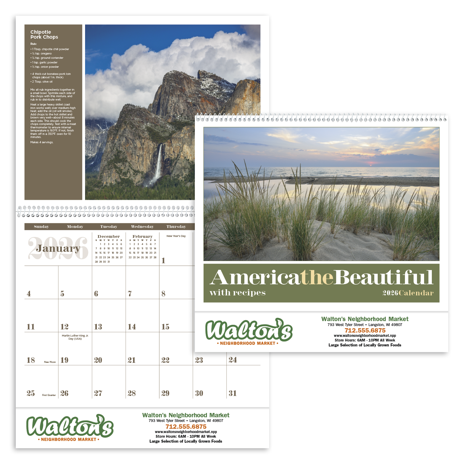Triumph® Calendars America the Beautiful with Recipes Calendar 11