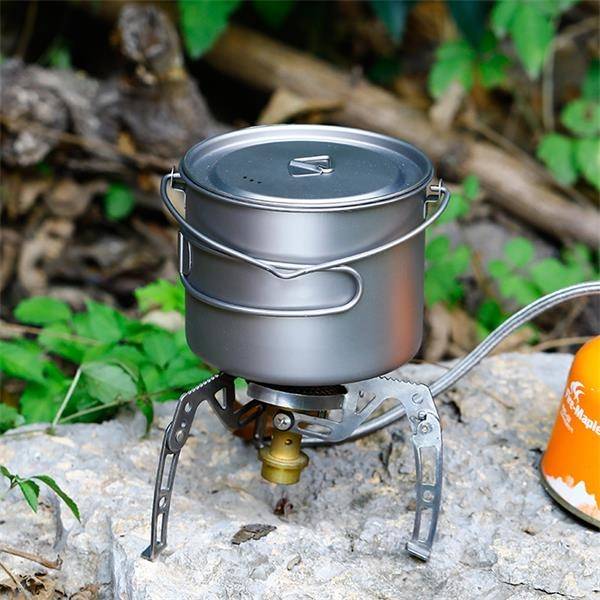 Titanium Camping Hanging Cookware Pot 2